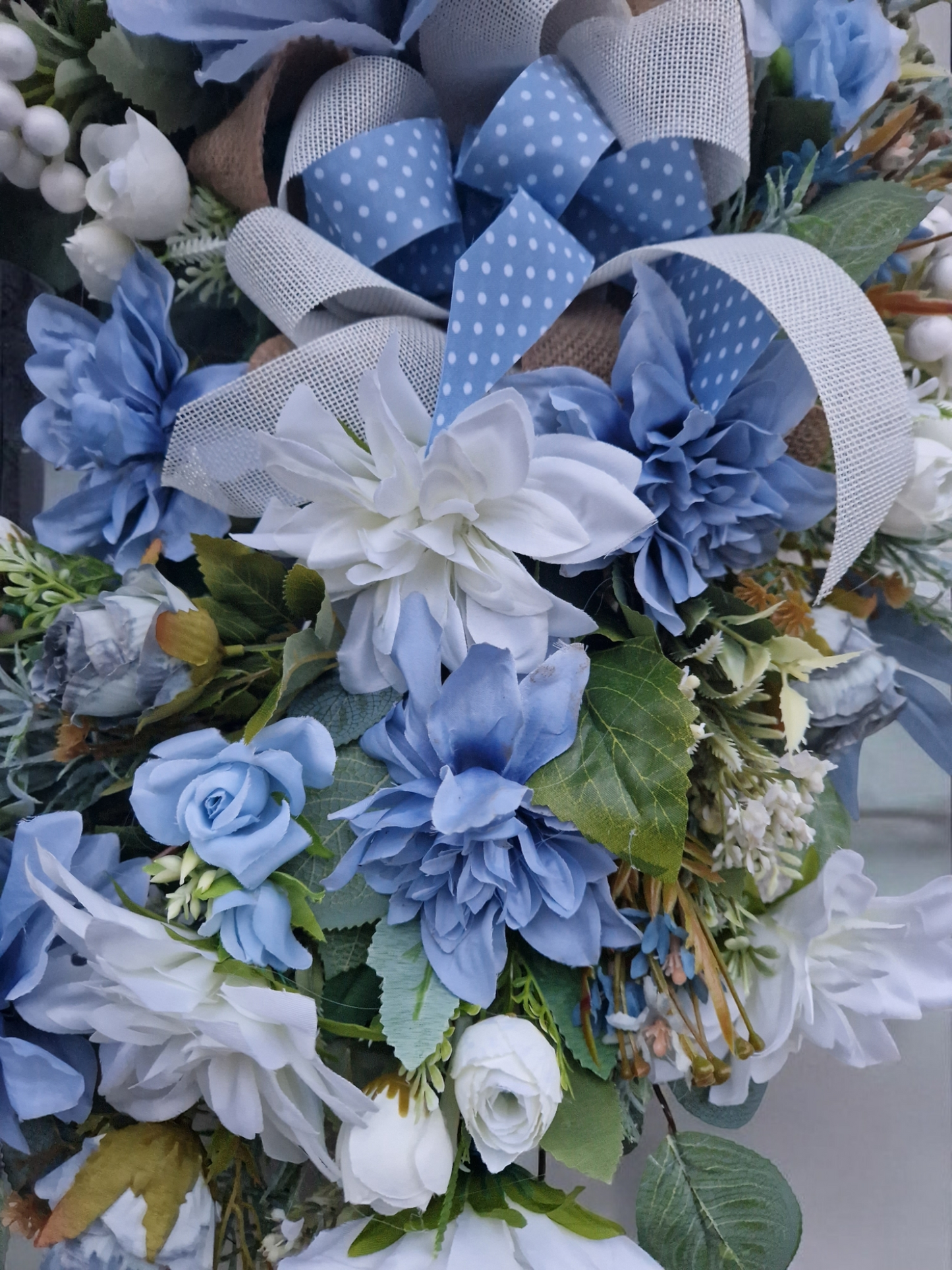 Flower door wreath