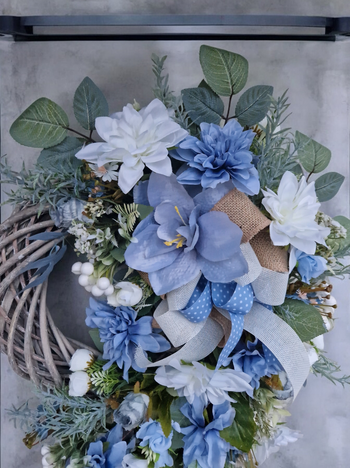 Flower door wreath