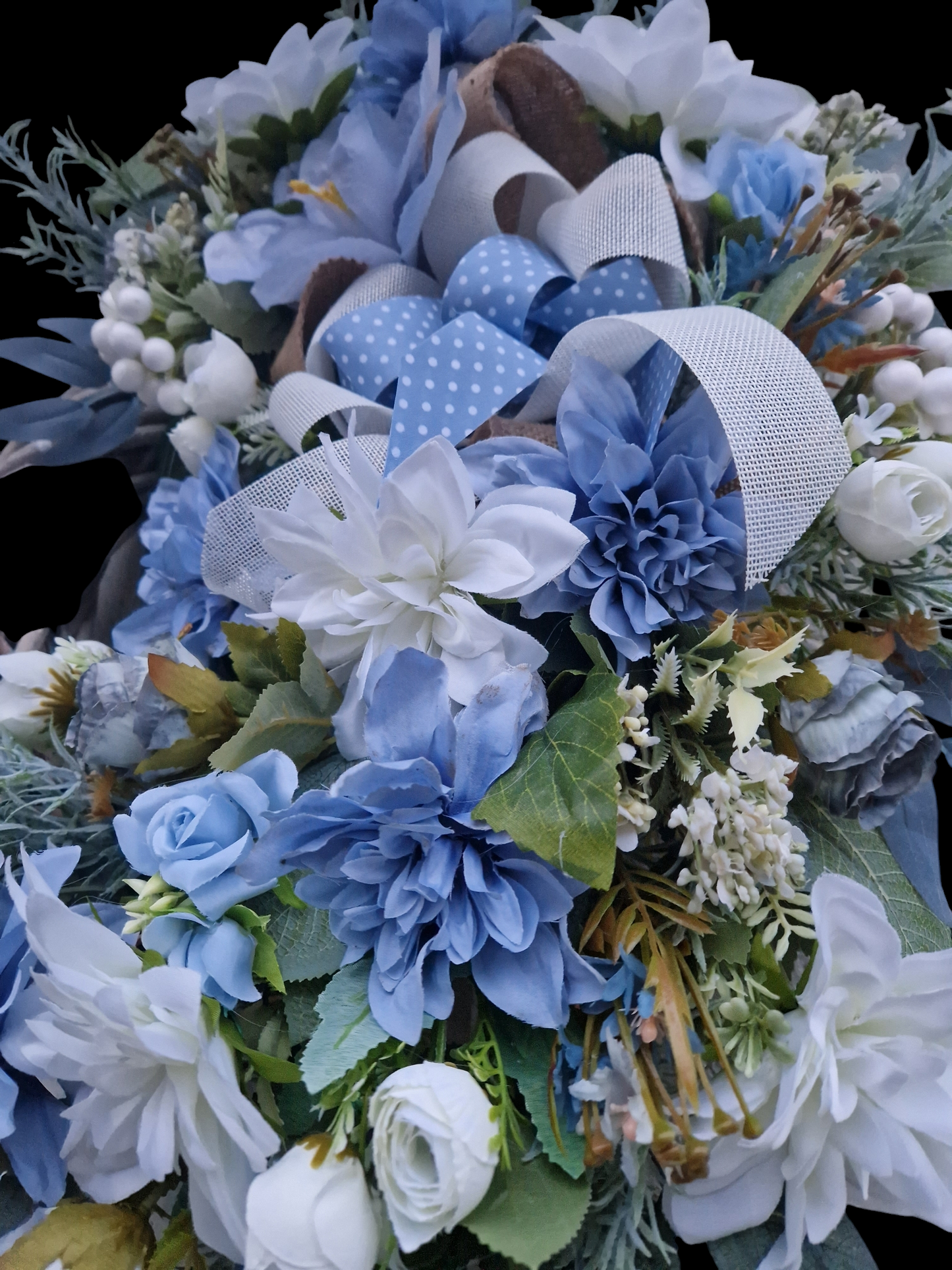 Flower door wreath