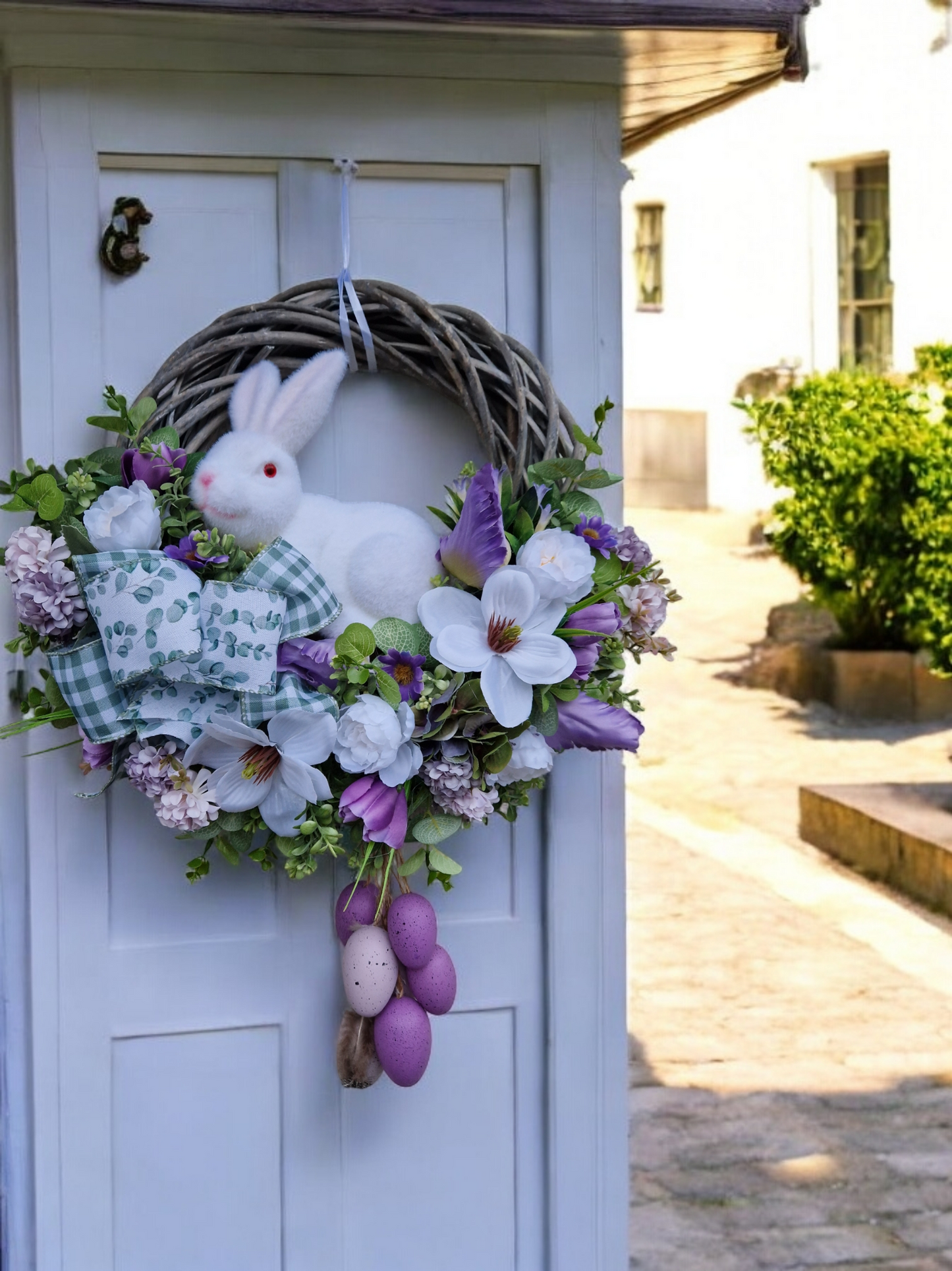 Easter door wreath