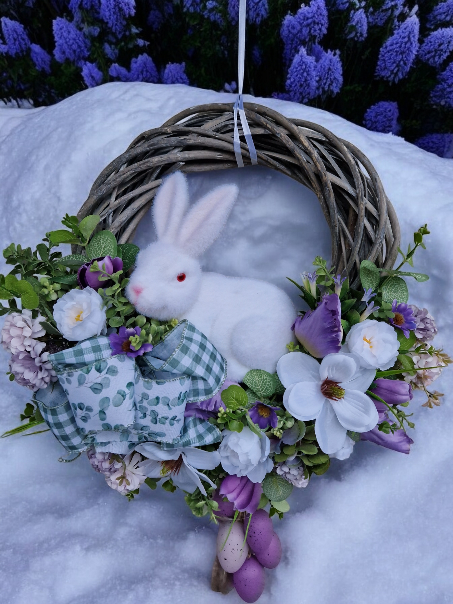 Easter door wreath