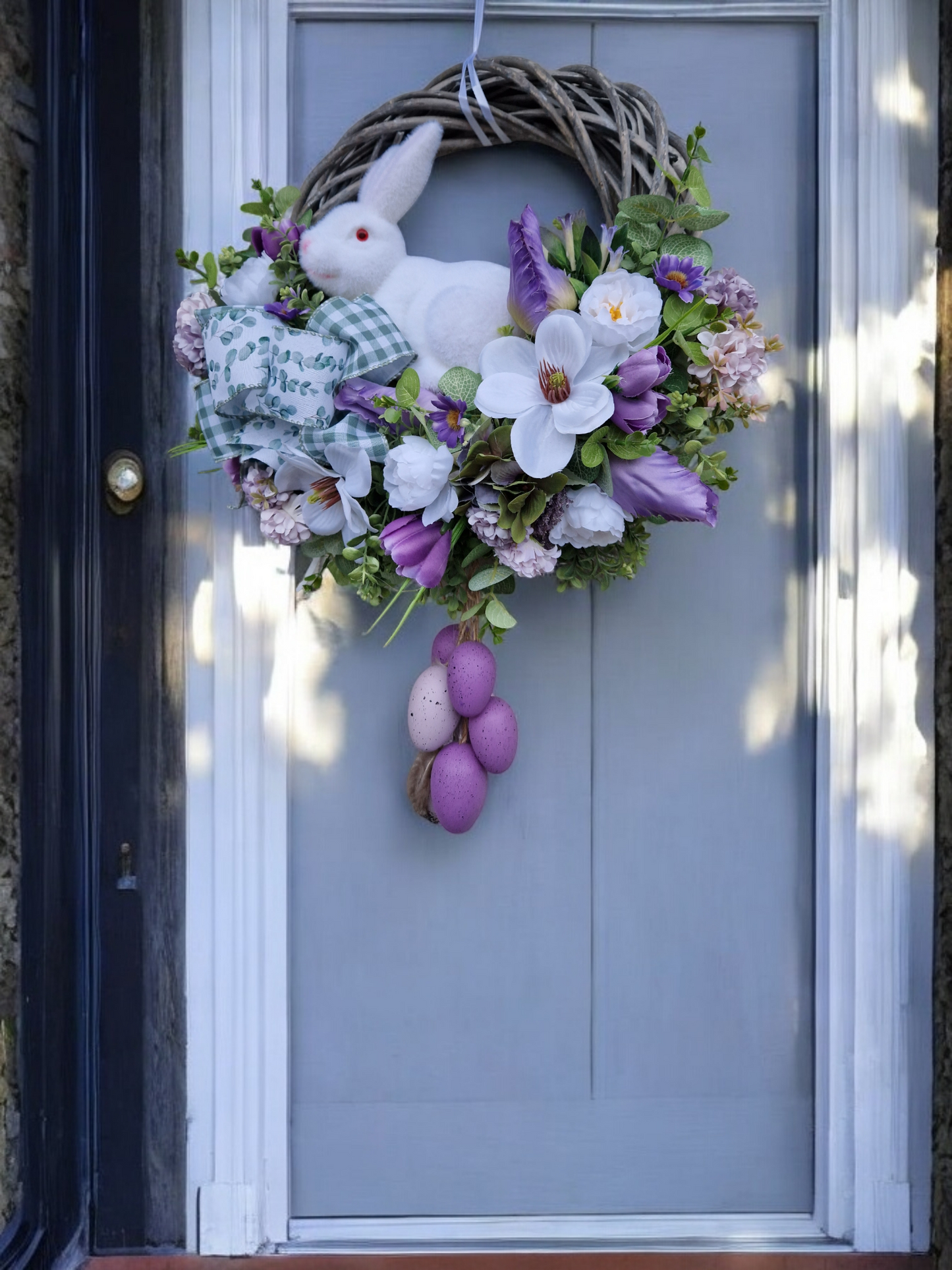 Easter door wreath