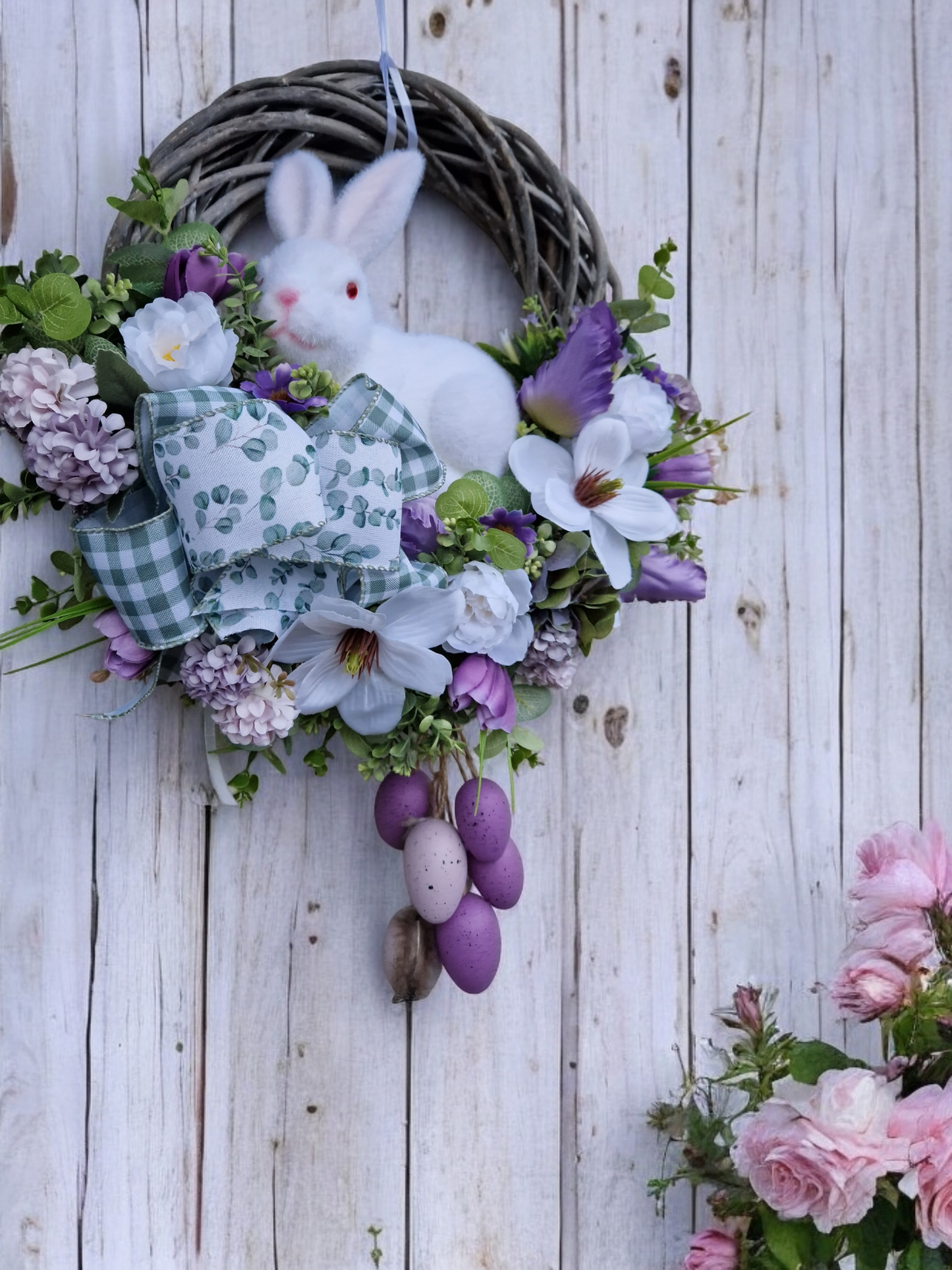 Easter door wreath