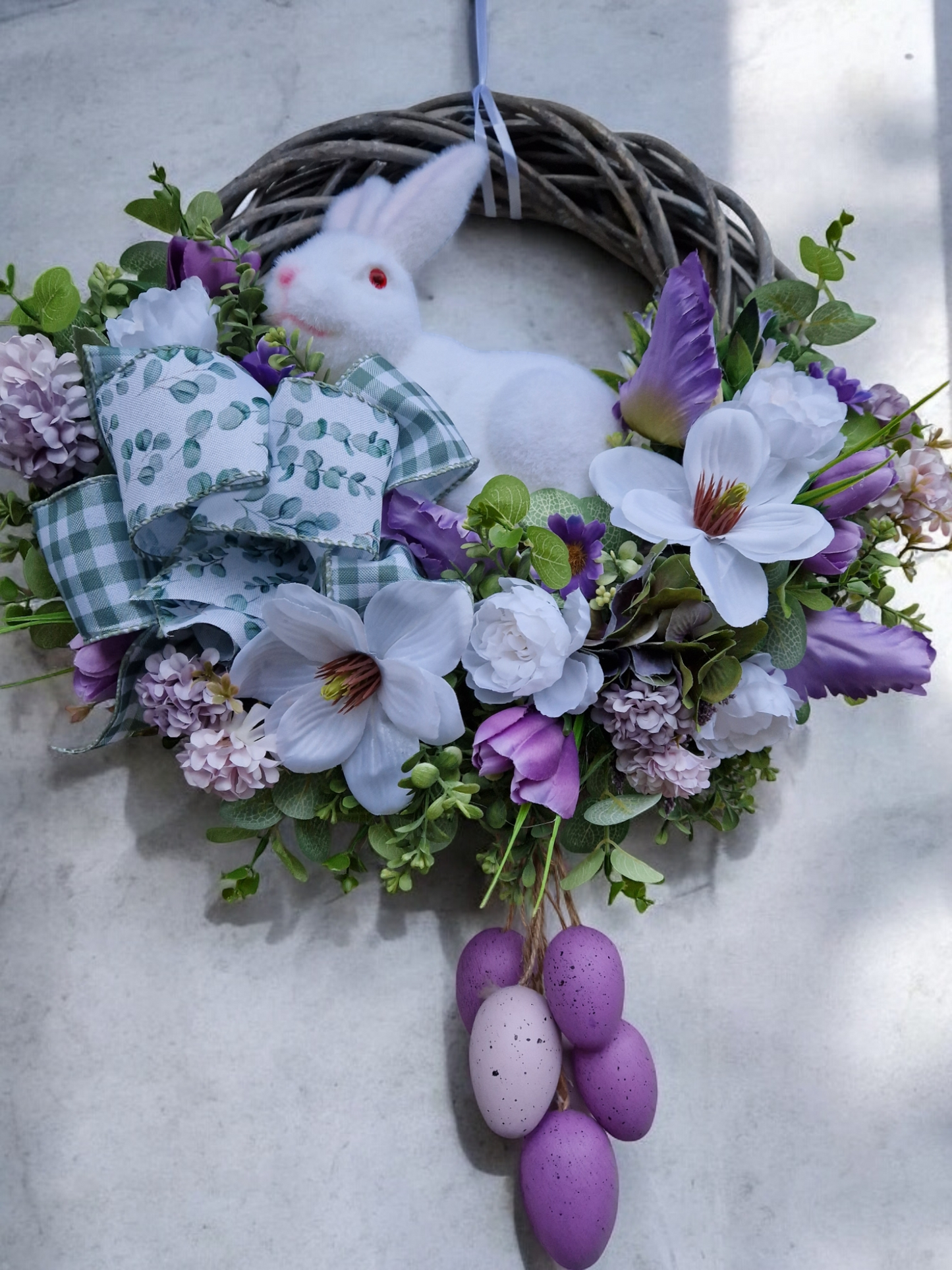 Easter door wreath