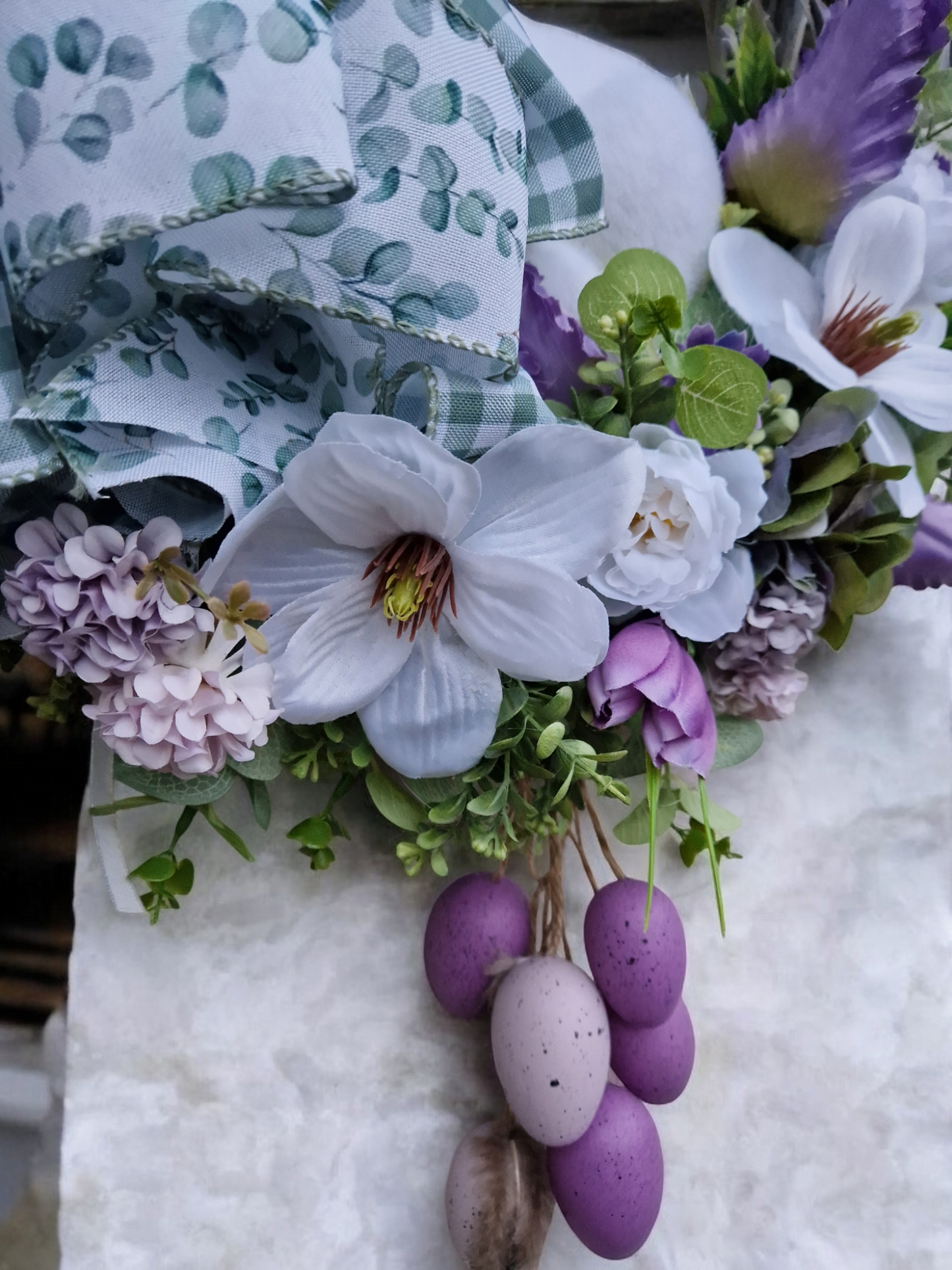 Easter door wreath