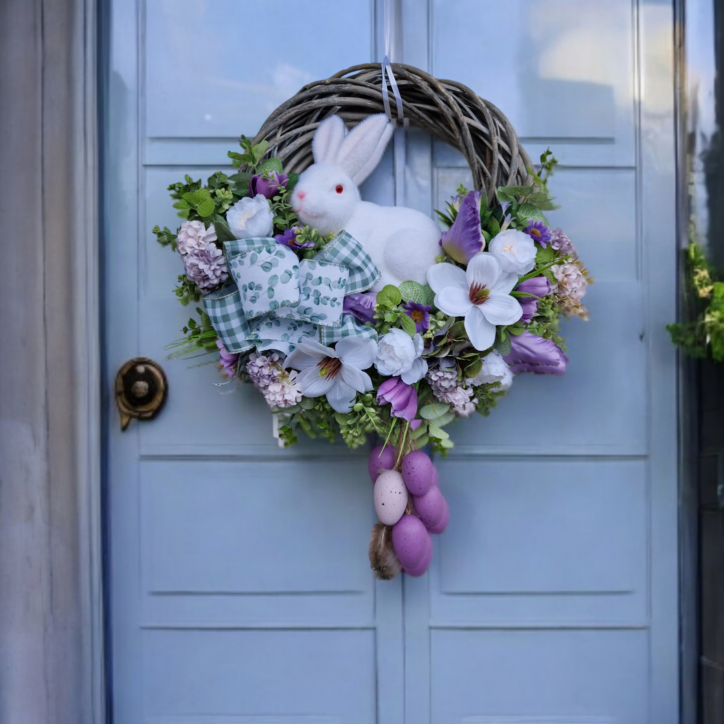 Easter door wreath