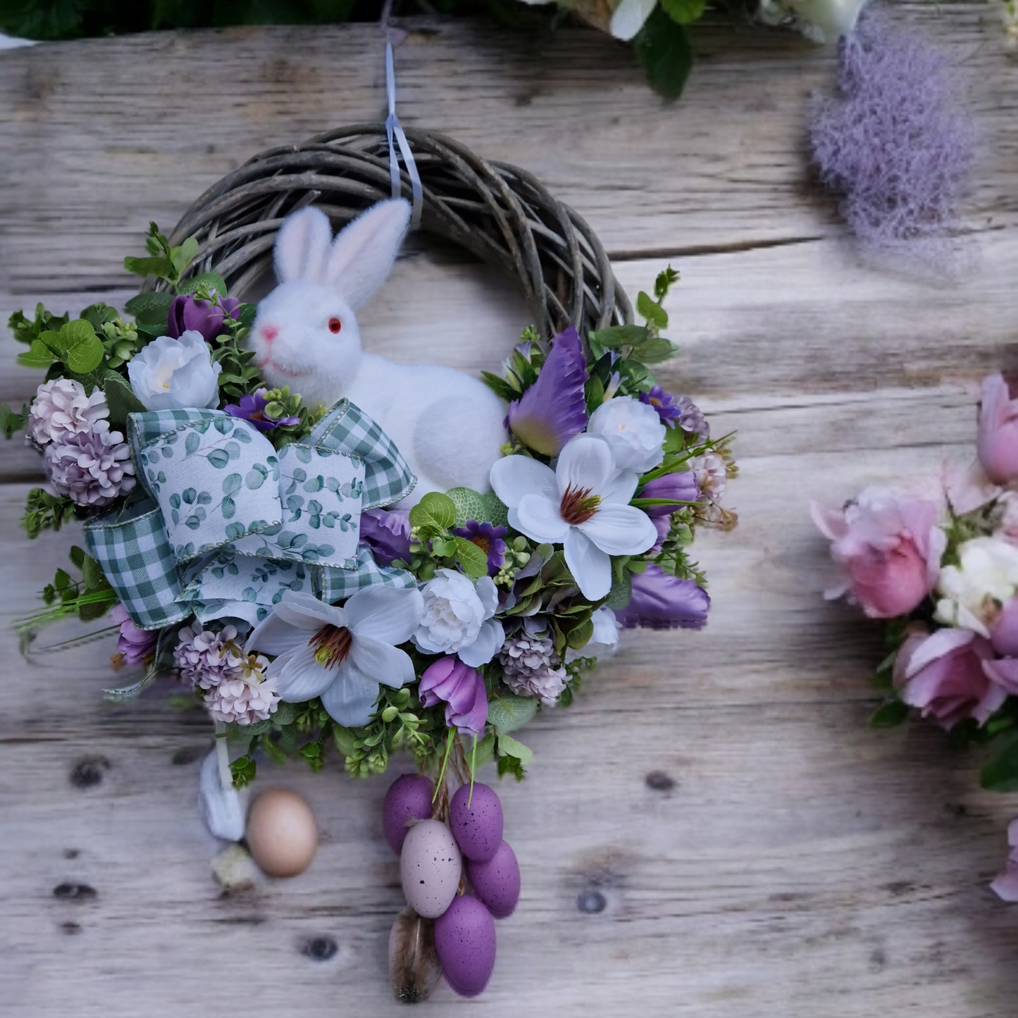 Easter door wreath