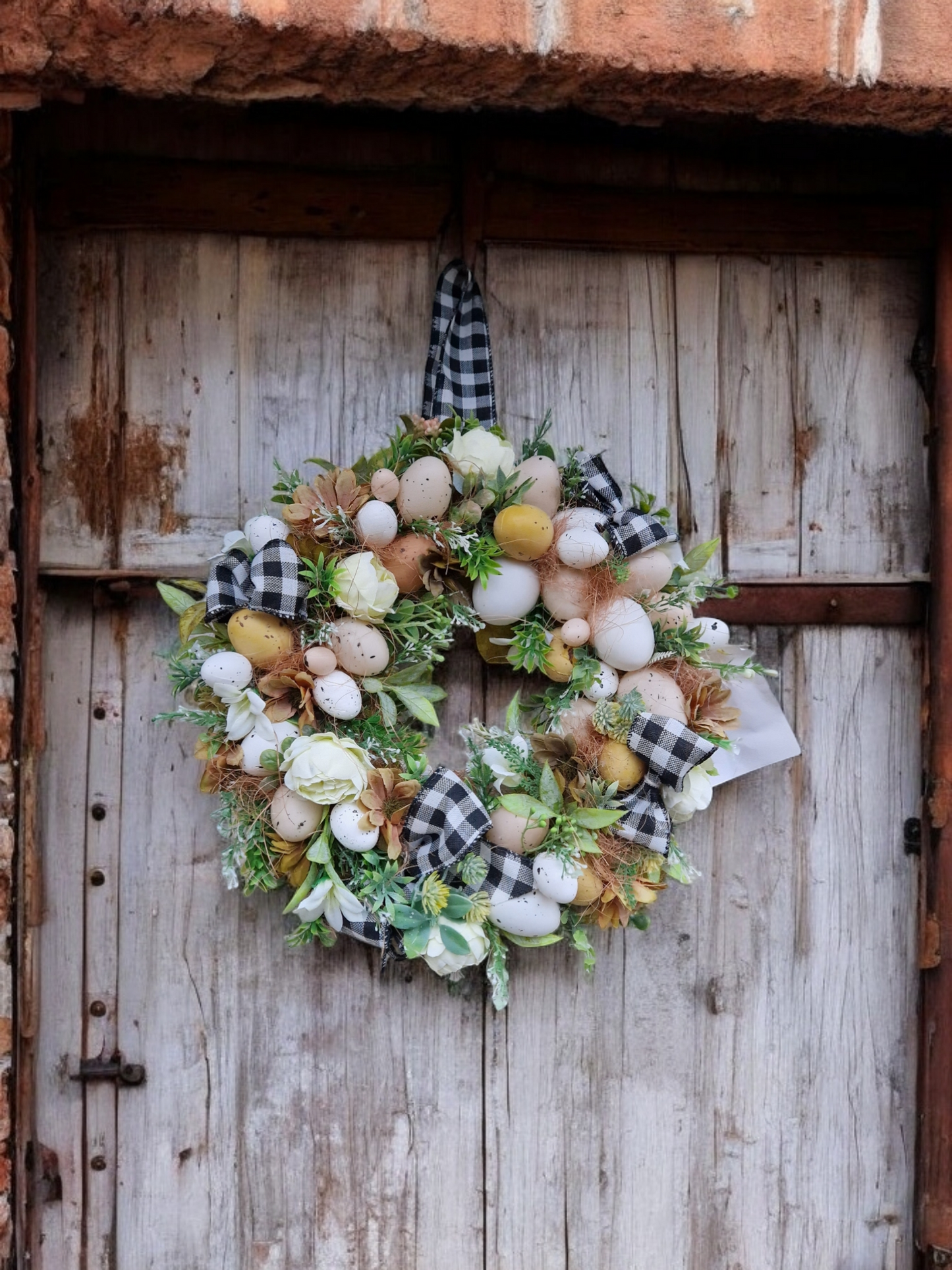 Easter door wreath