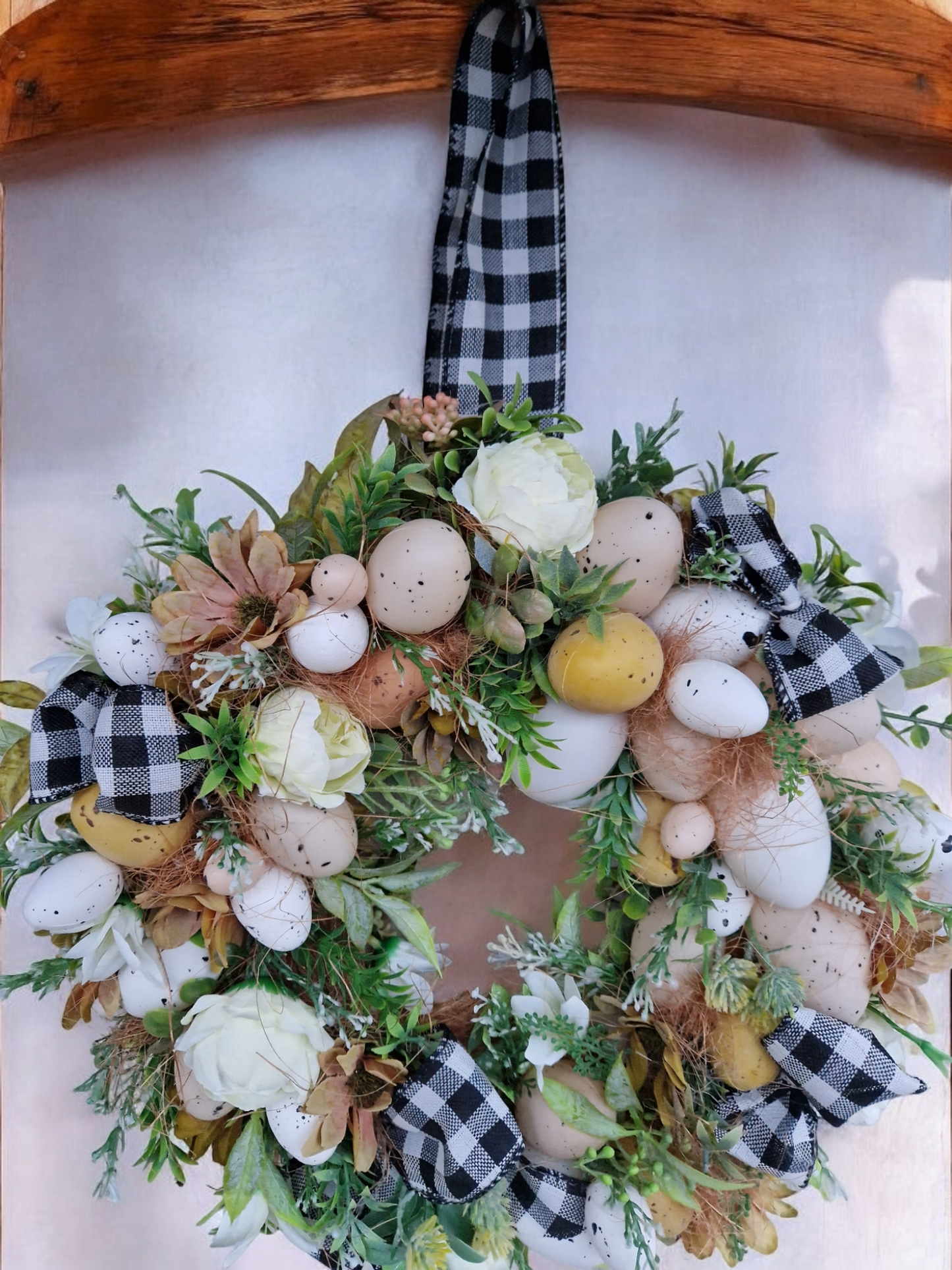 Easter door wreath