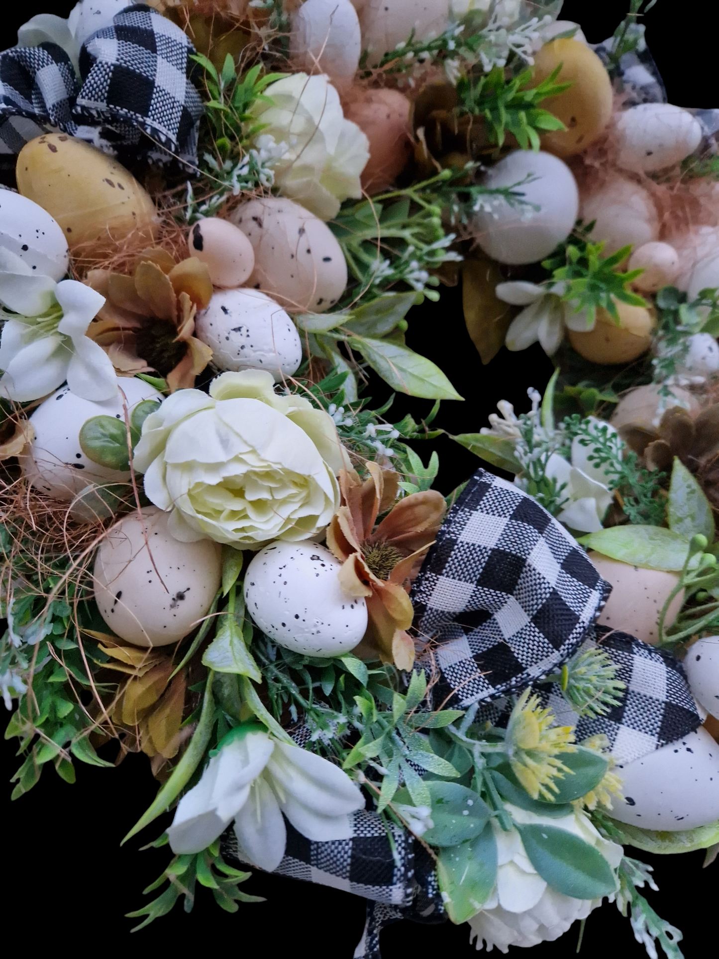 Easter door wreath