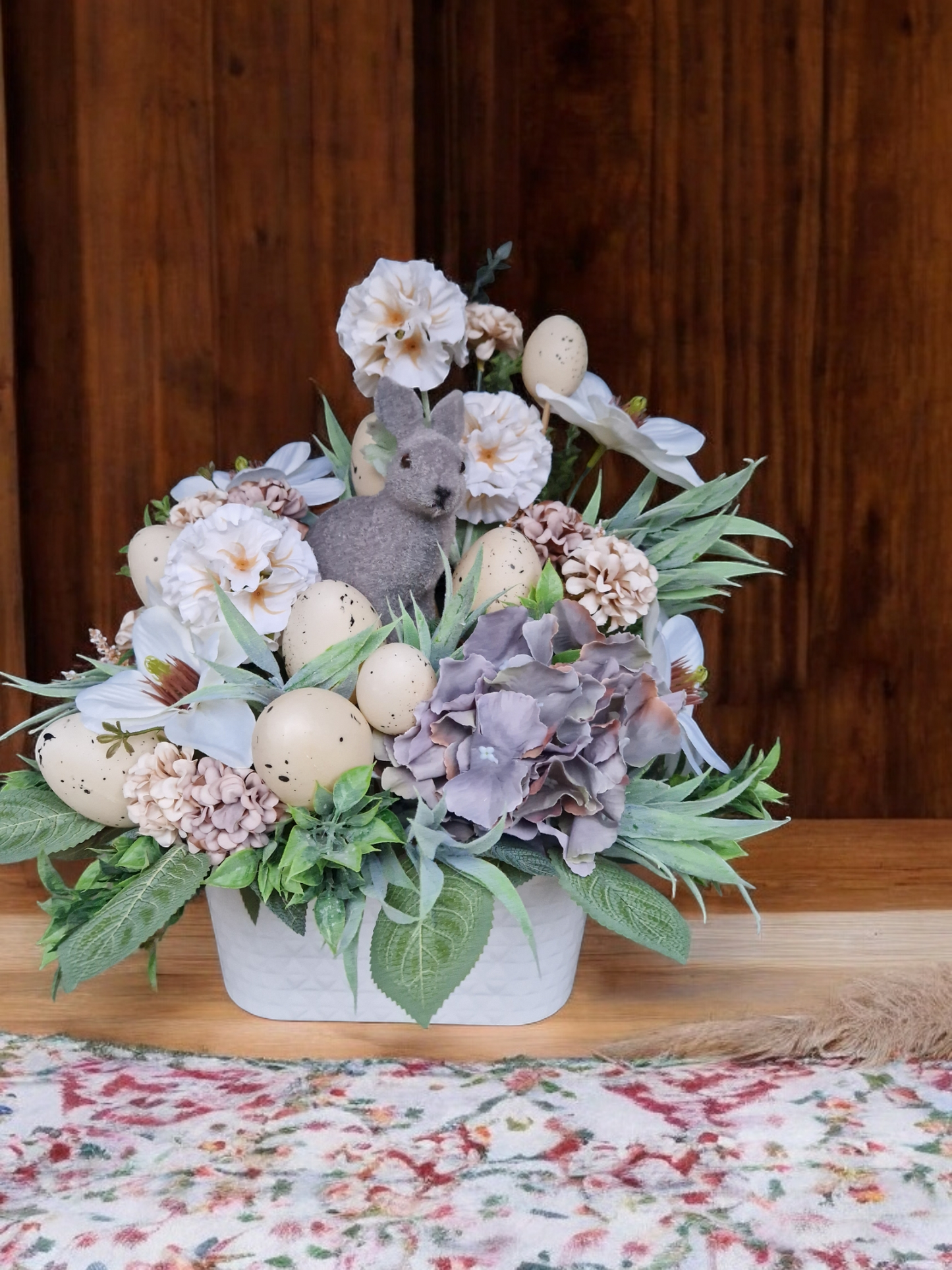 Easter table arrangement