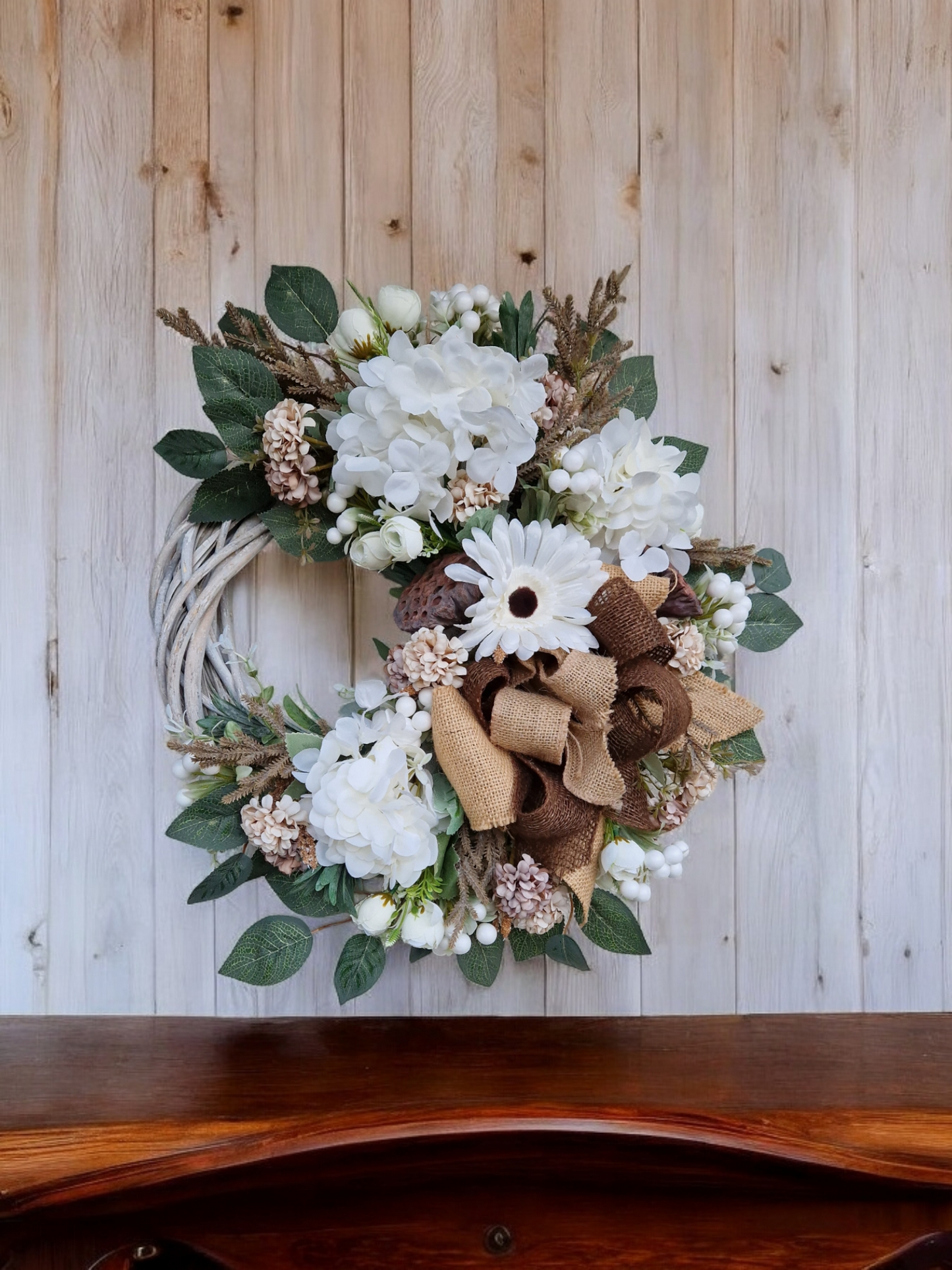 Flower door wreath