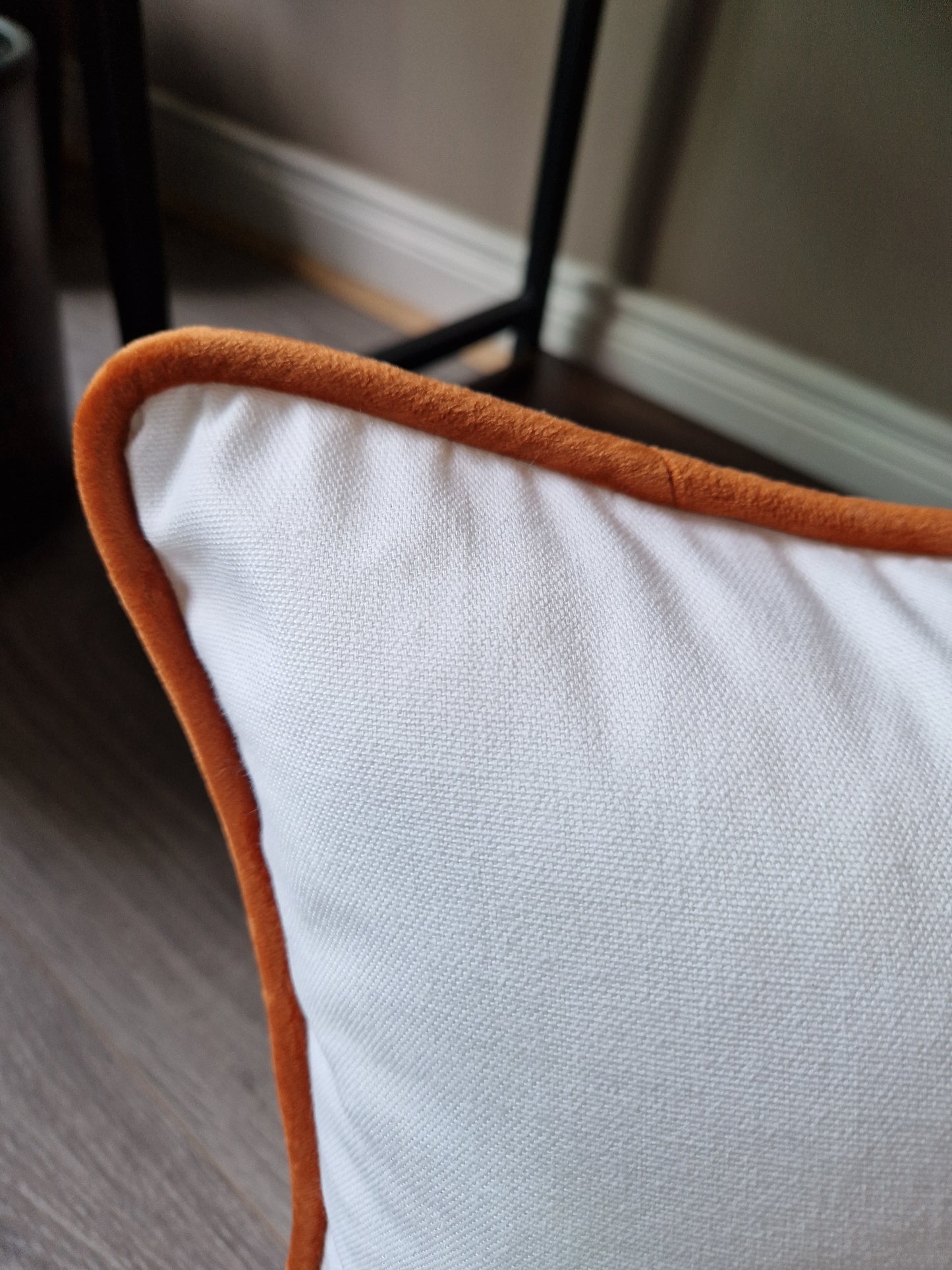 Embroidered Autumn cushion