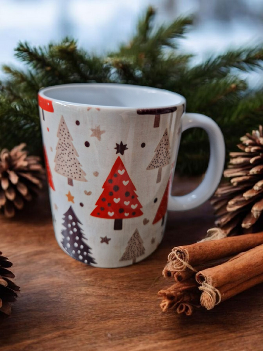 Christmas trees  mug