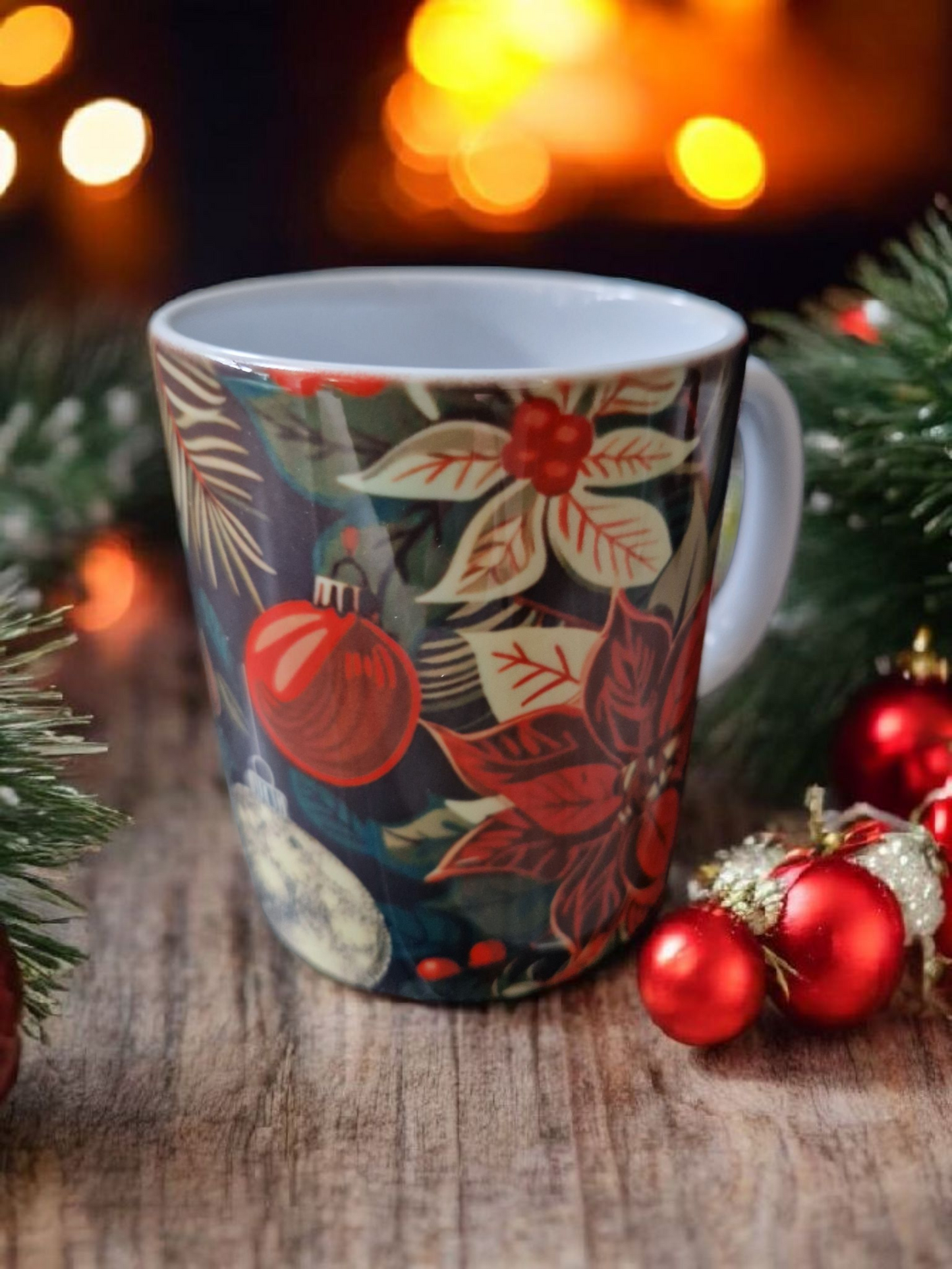 Christmas theme mugs gift box