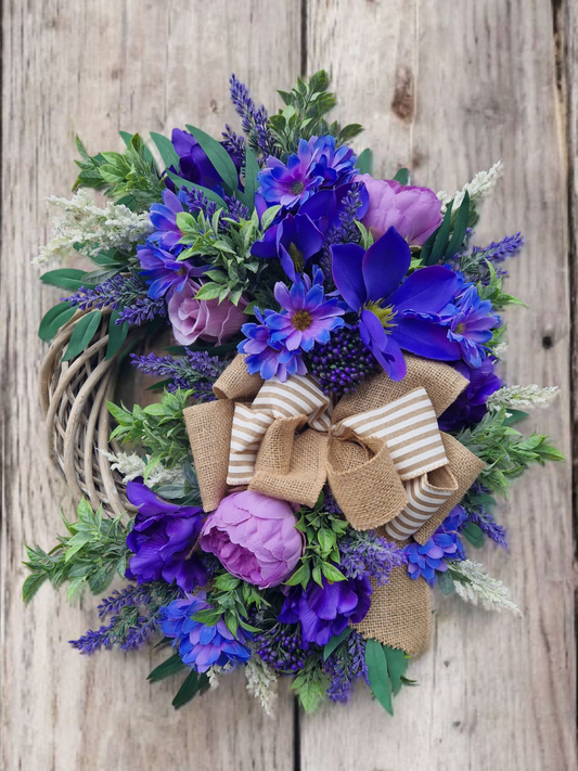 Flower door wreath