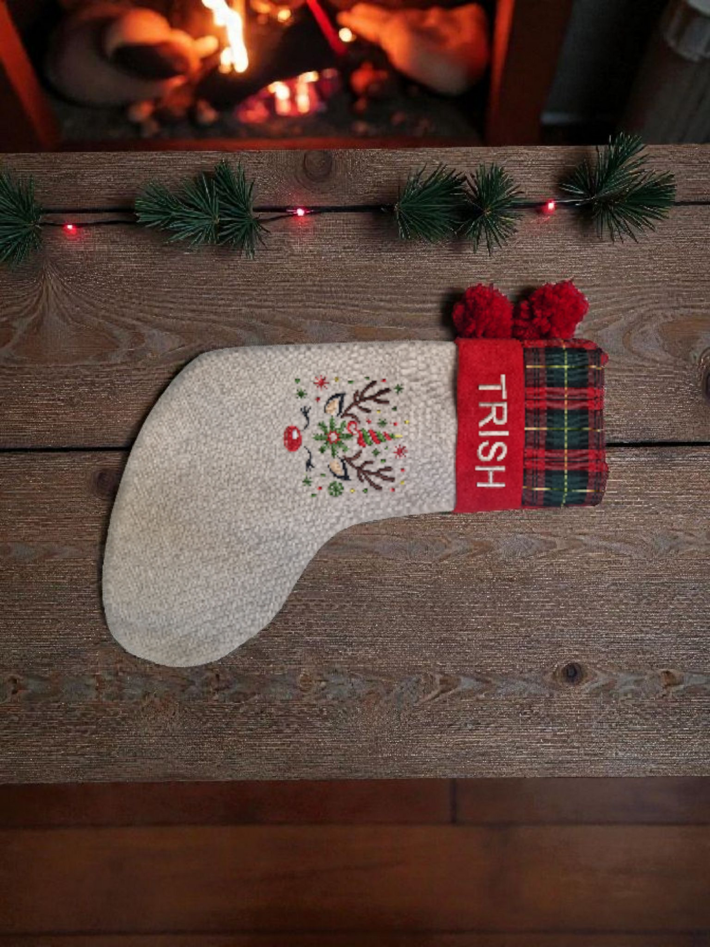 Personalized Christmas stocking
