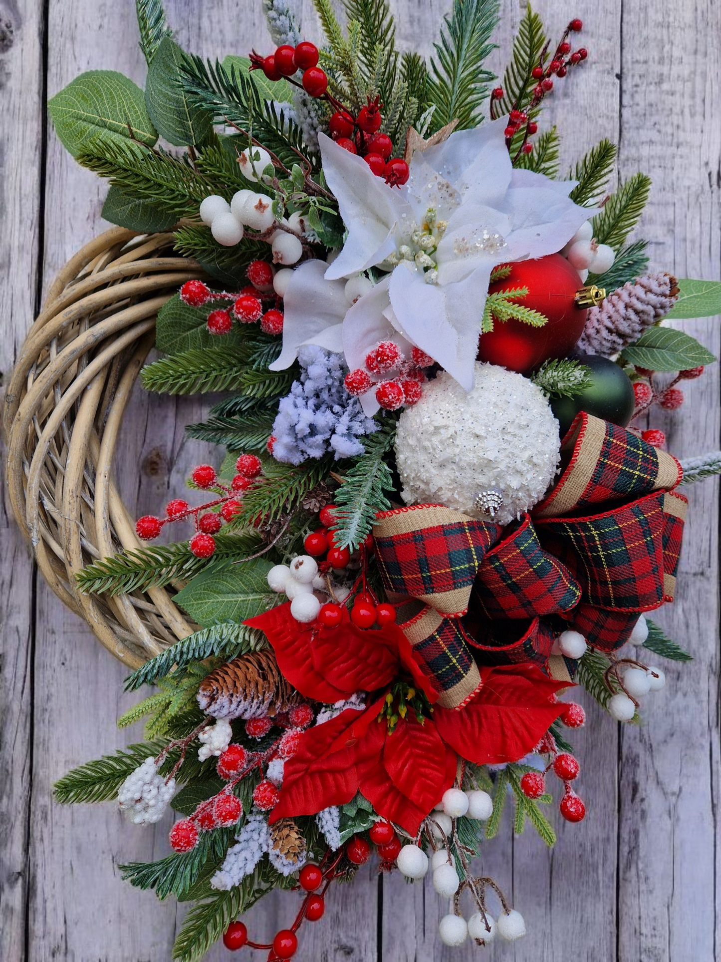 Christmas door wreath