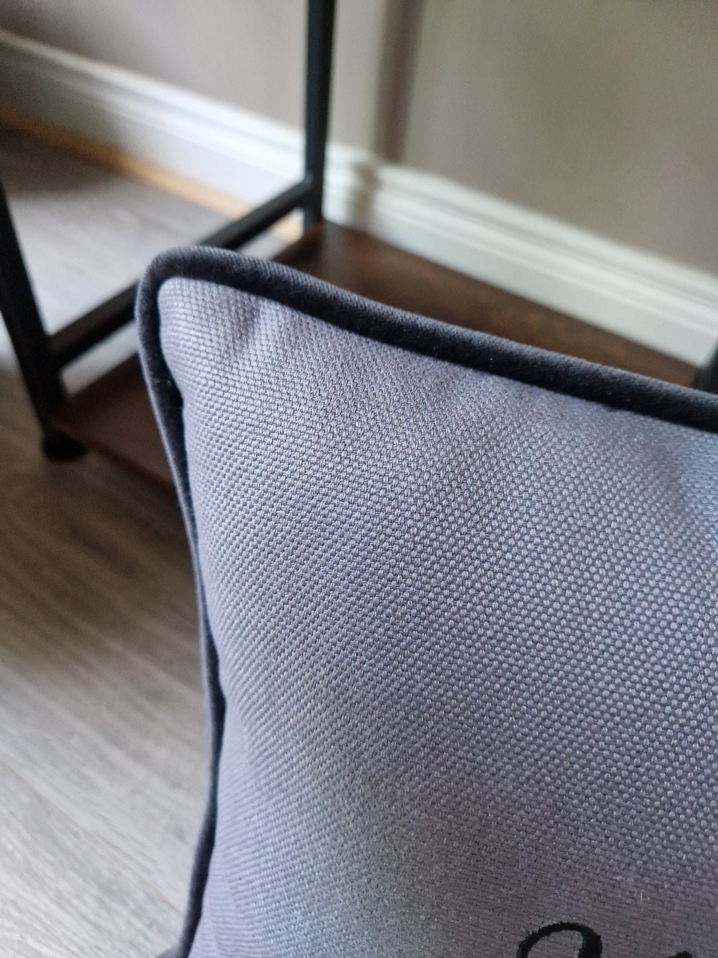 Embroidered Autumn cushion