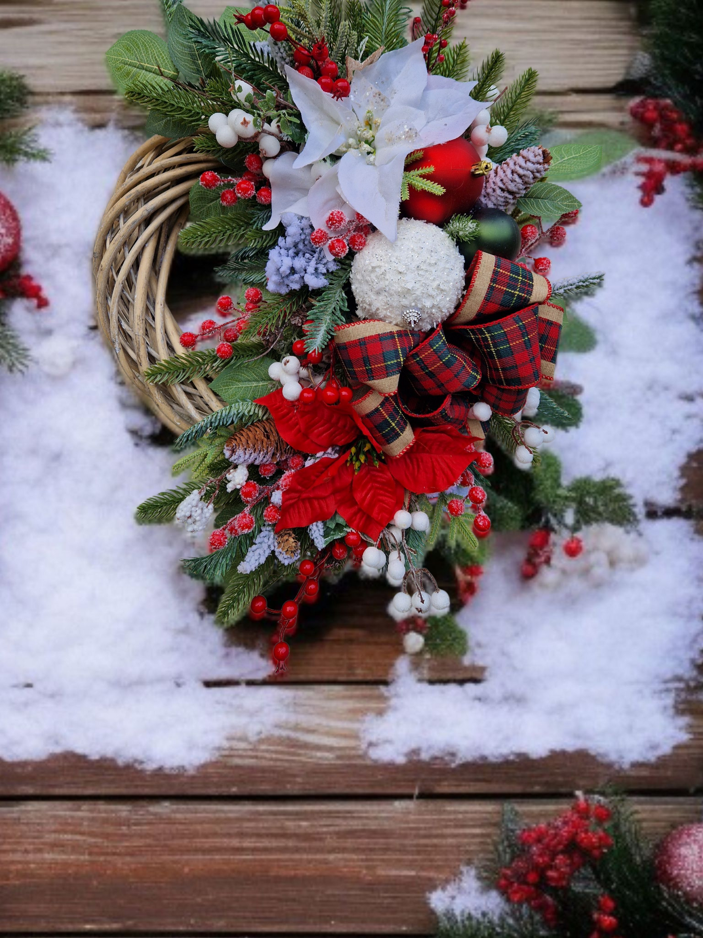 Christmas door wreath