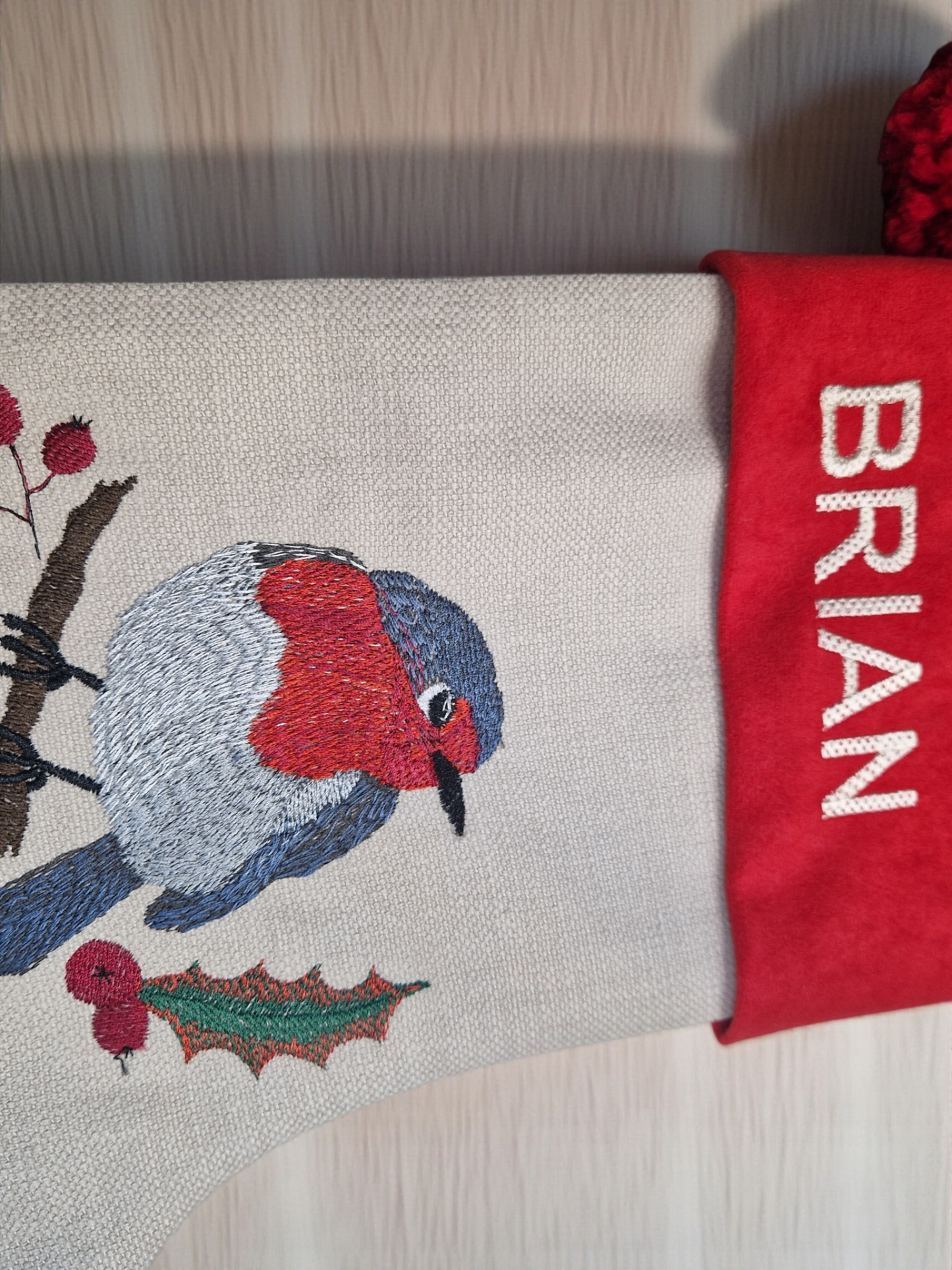 Personalized Christmas stocking