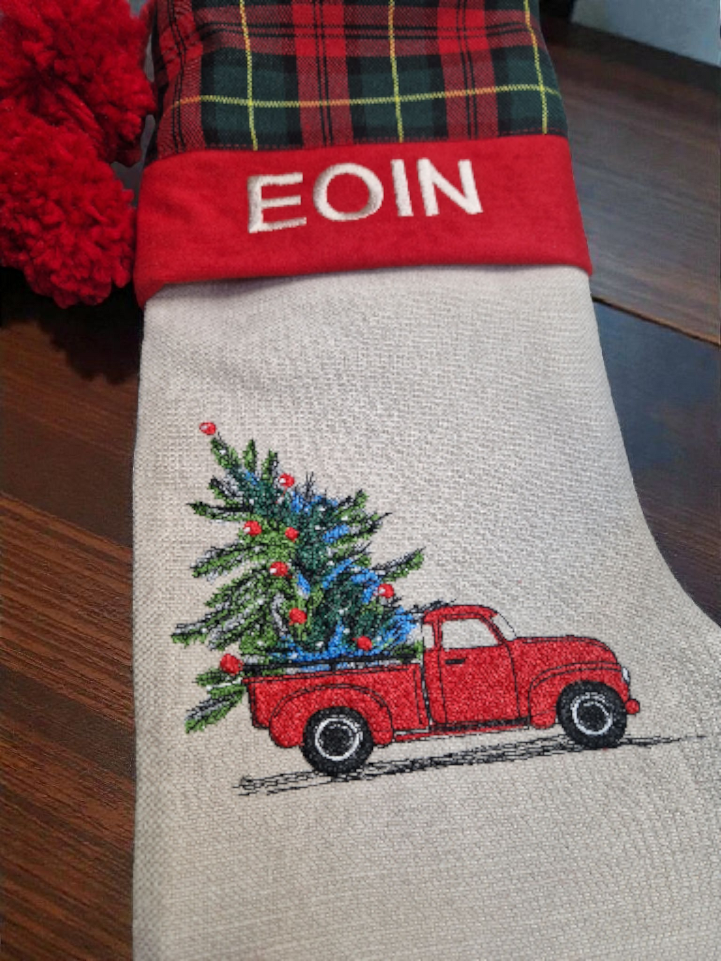 Personalized Christmas stocking