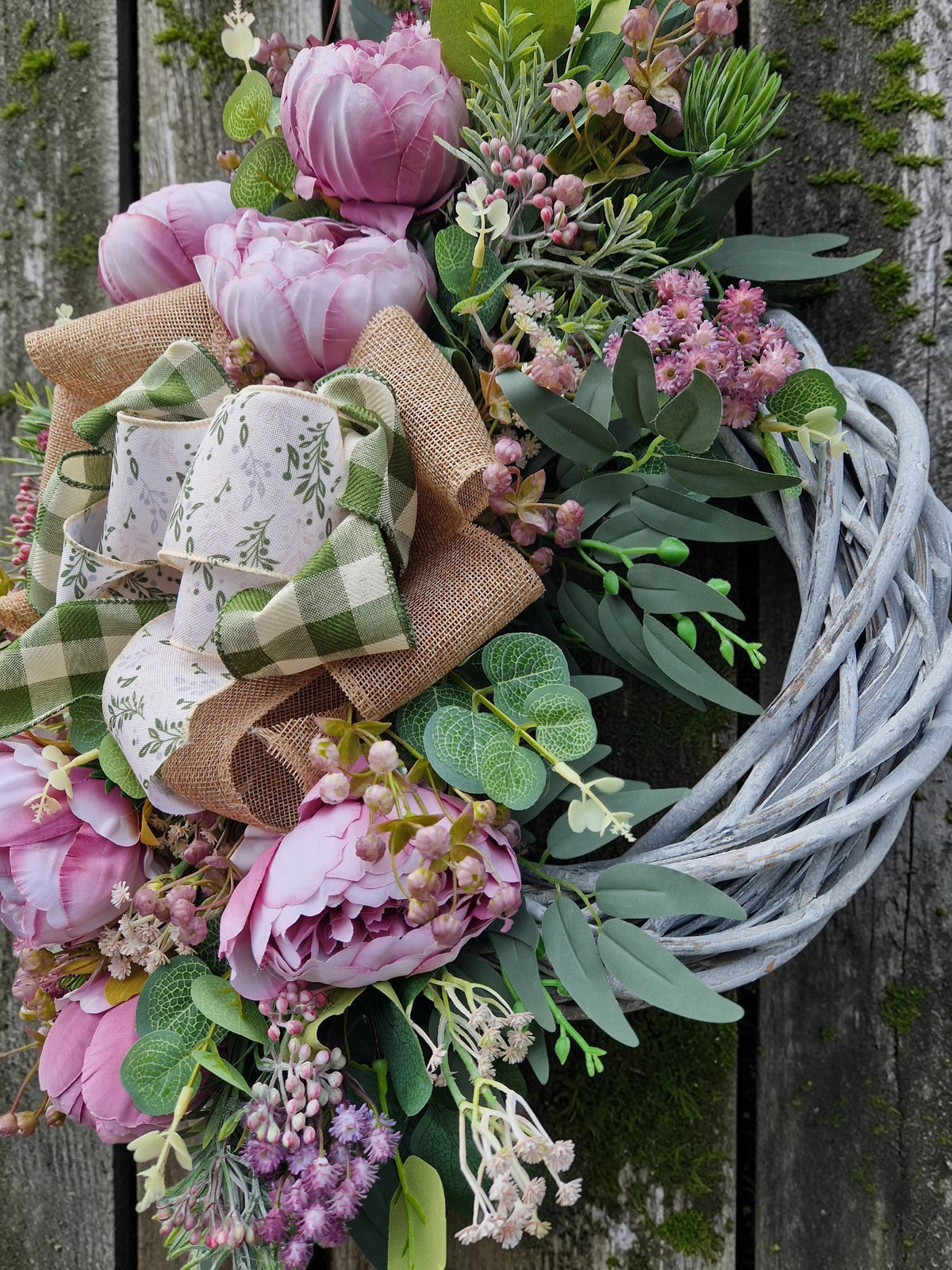 Flower door wreath