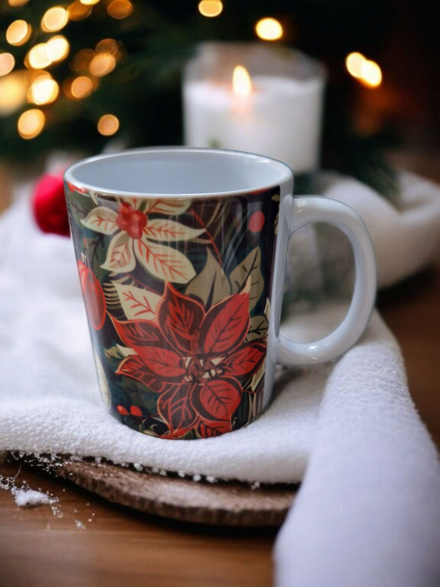 Christmas theme mugs gift box