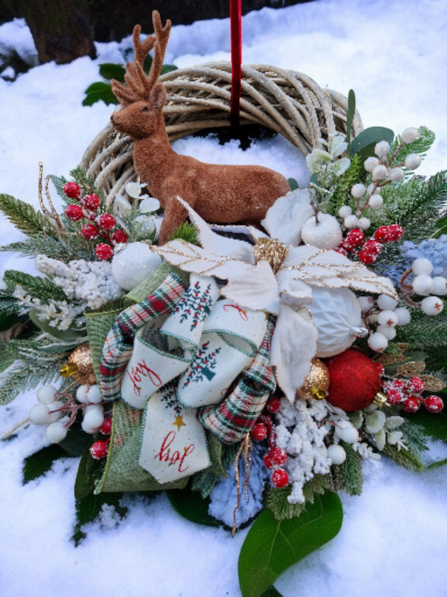 Christmas door wreath