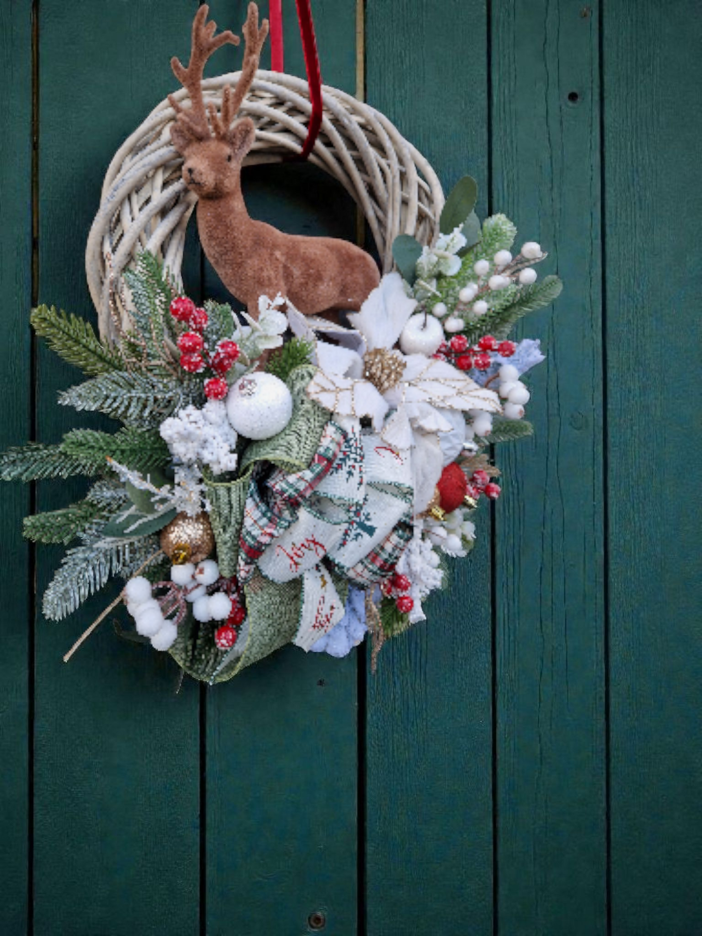 Christmas door wreath