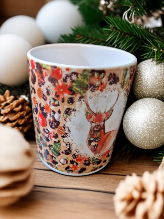 Leopard Christmas Mug