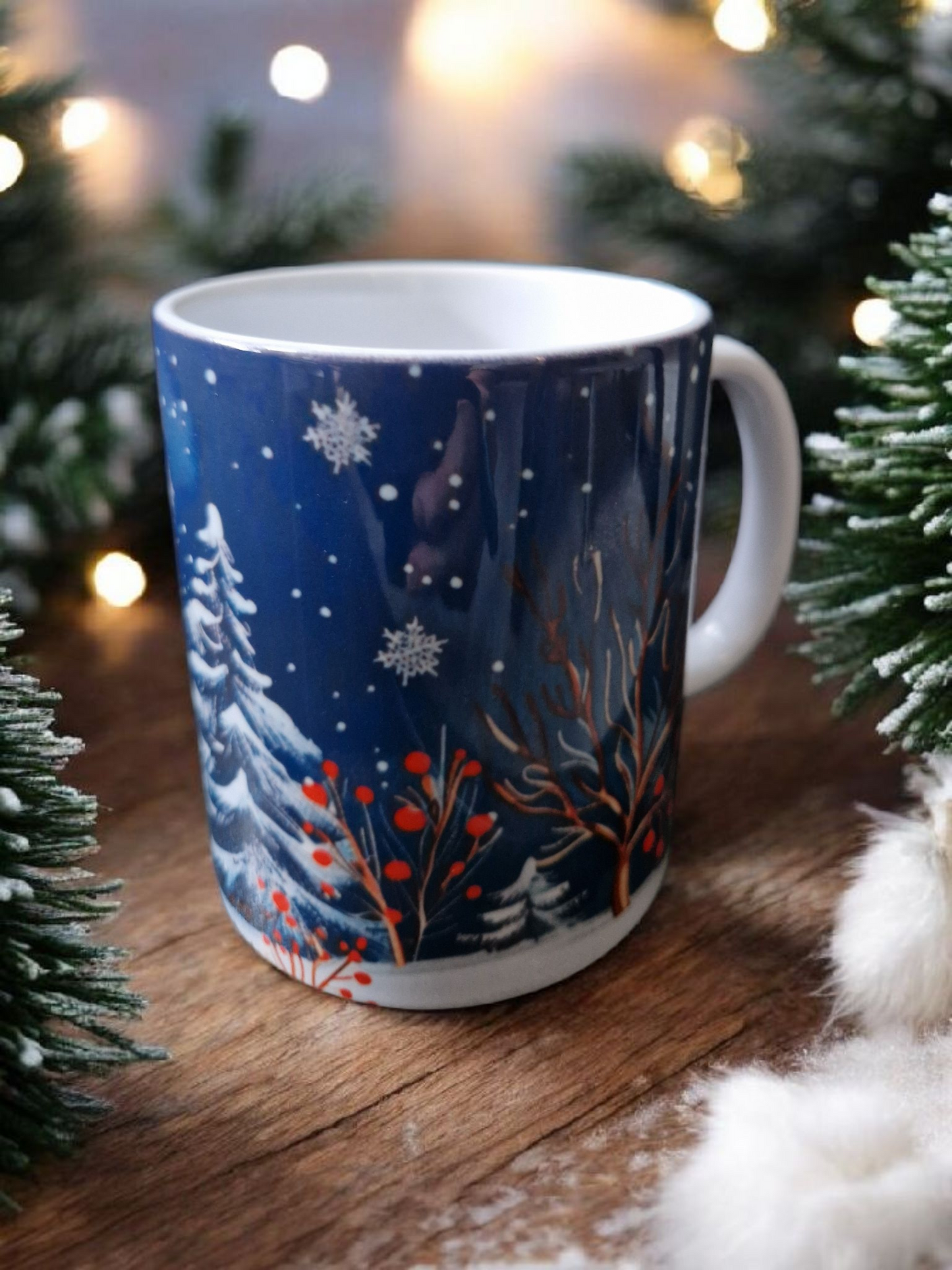 Winter scene mug gift