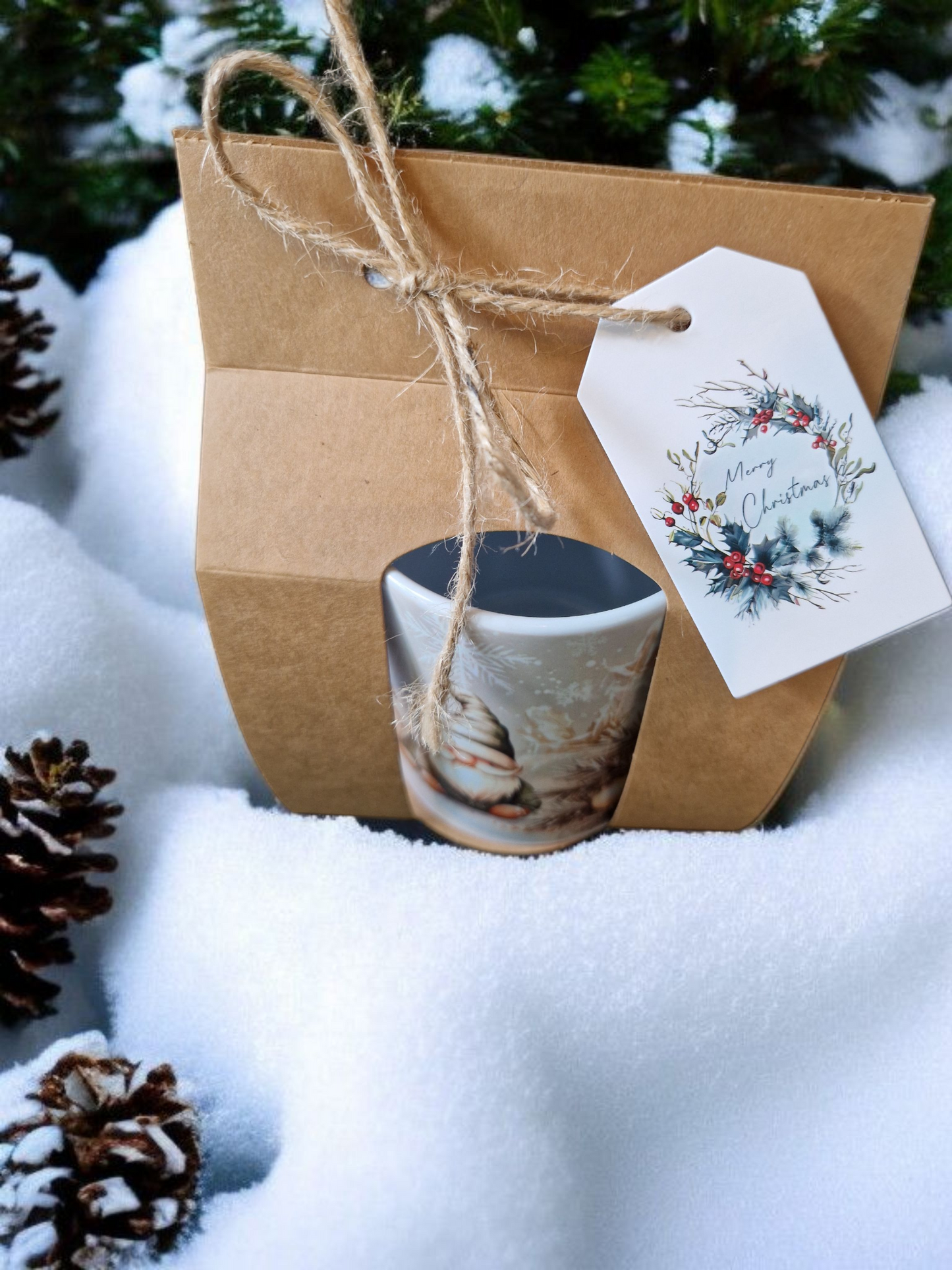 Christmas gnomes mug