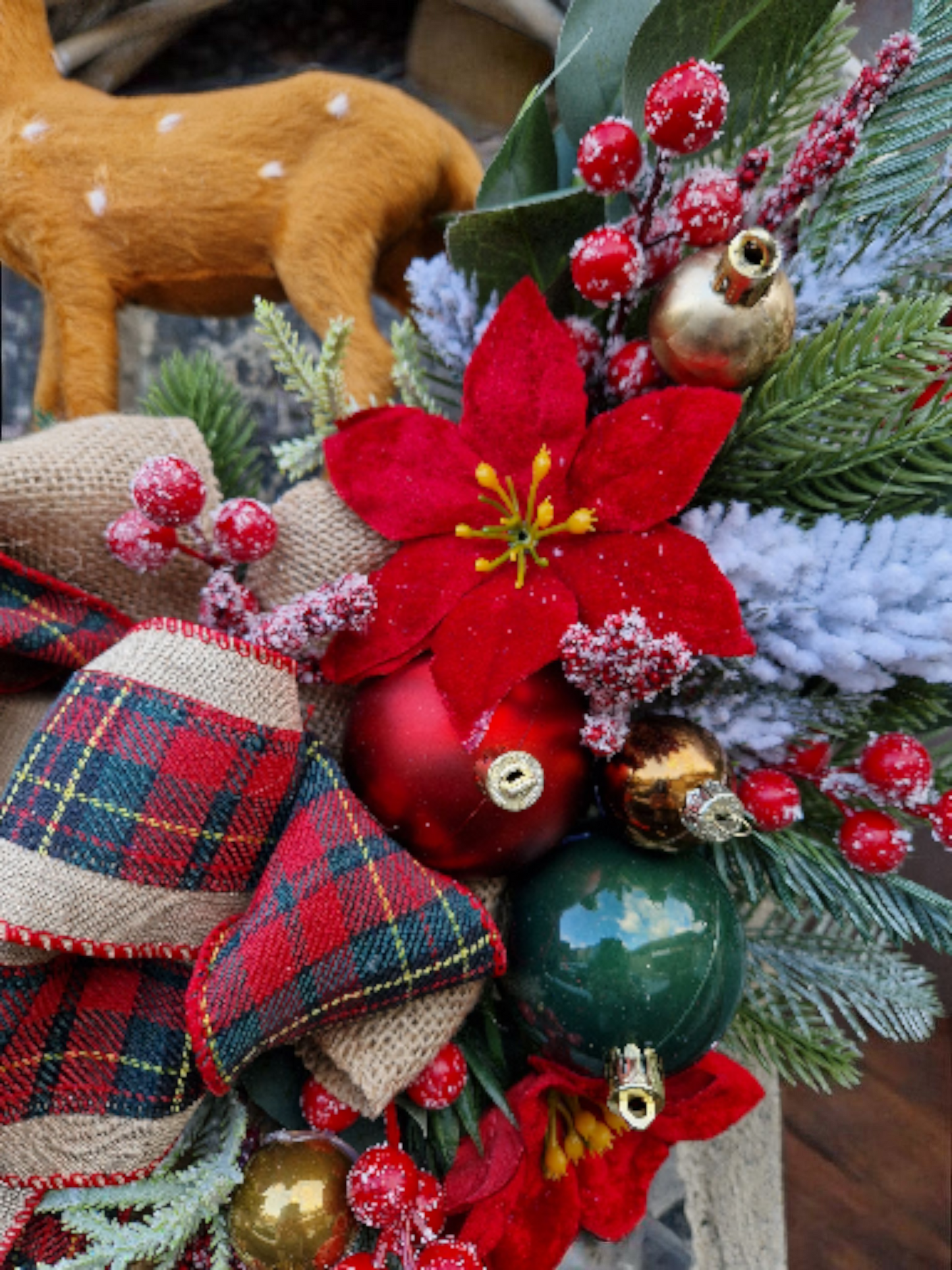 Christmas door wreath
