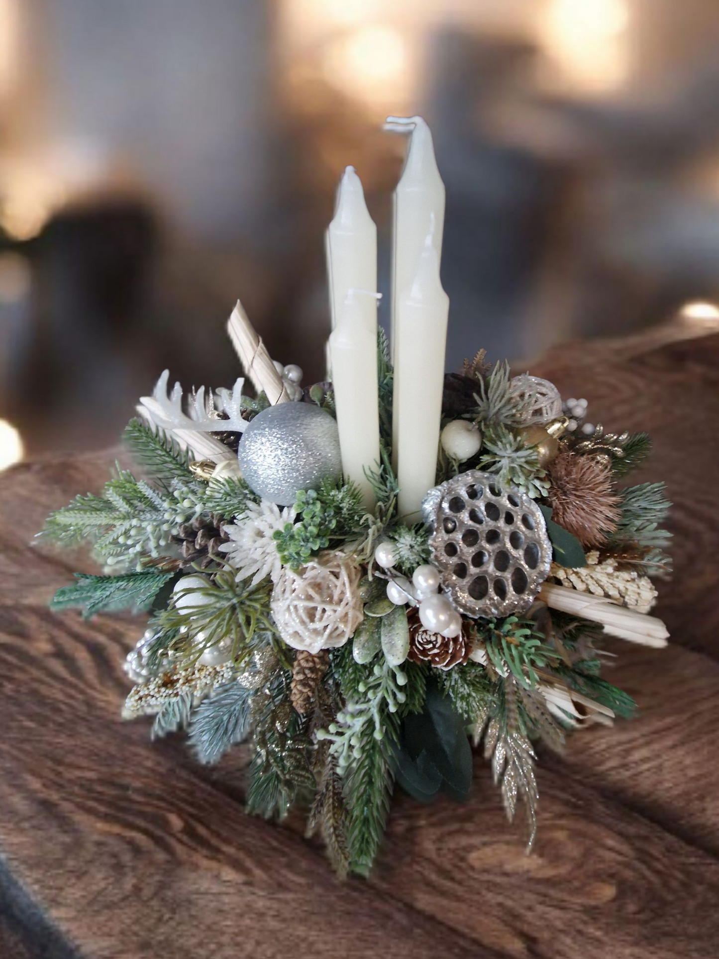 Christmas floral arrangement