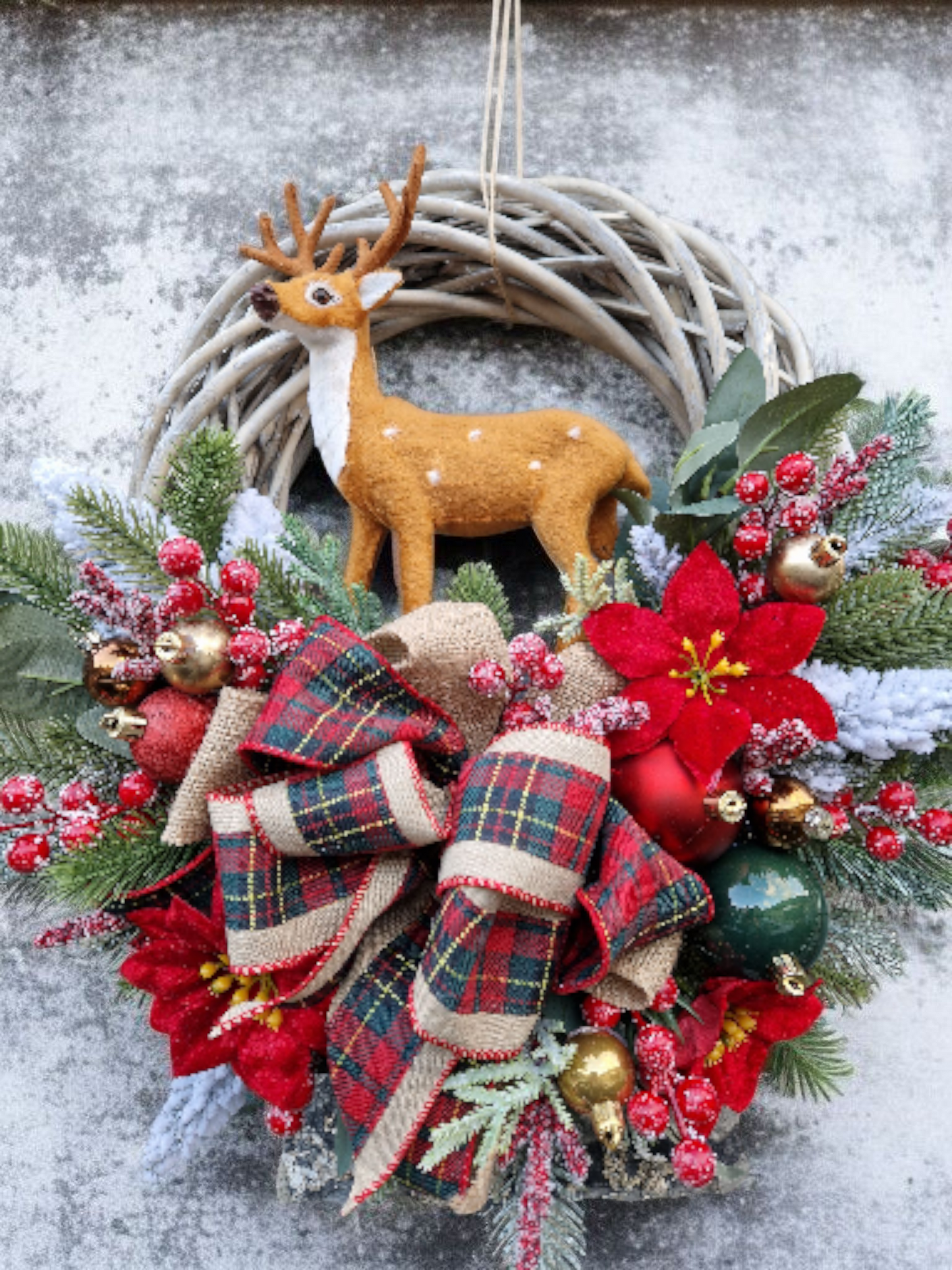 Christmas door wreath