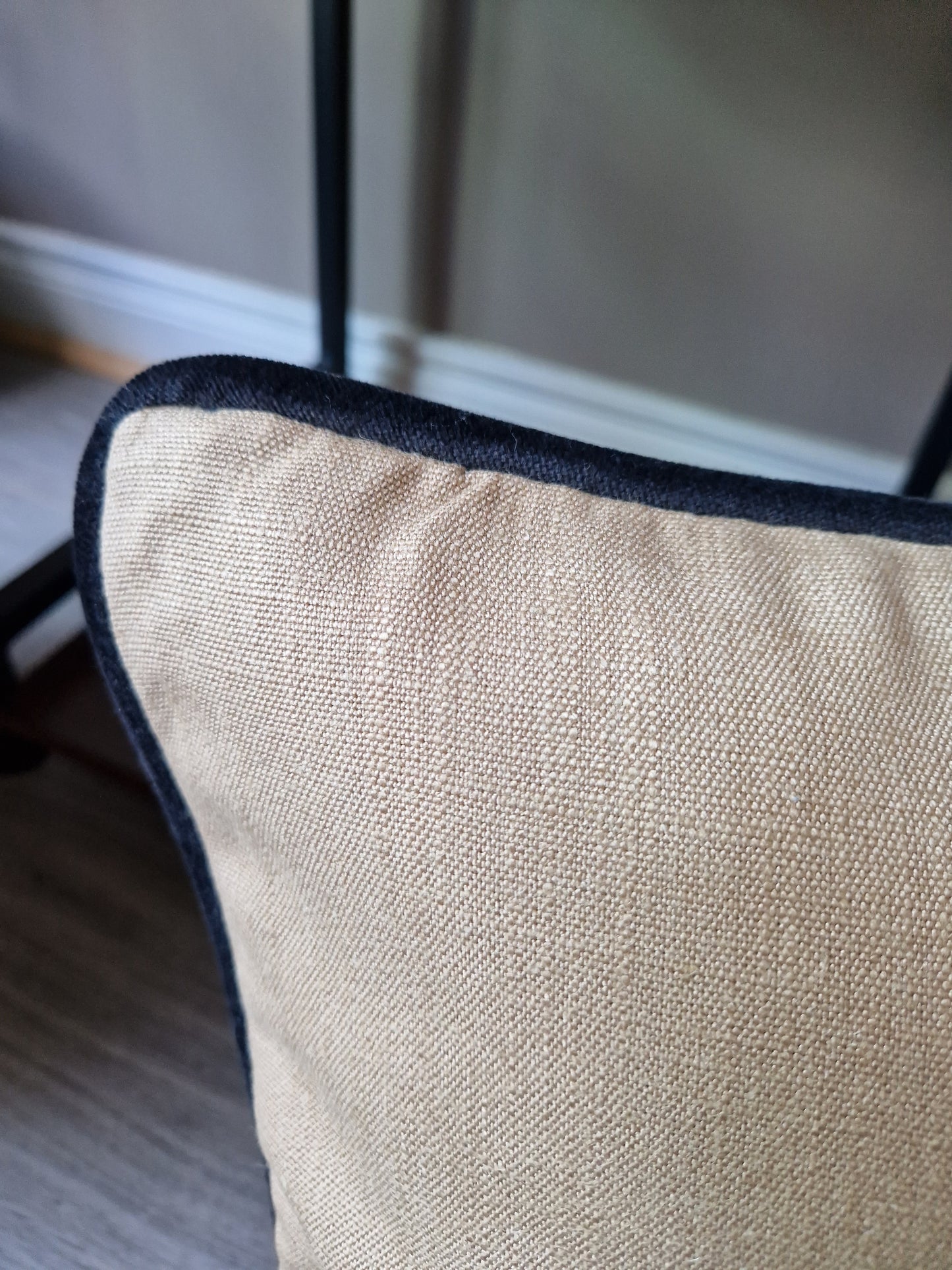 Embroidered Autumn cushion