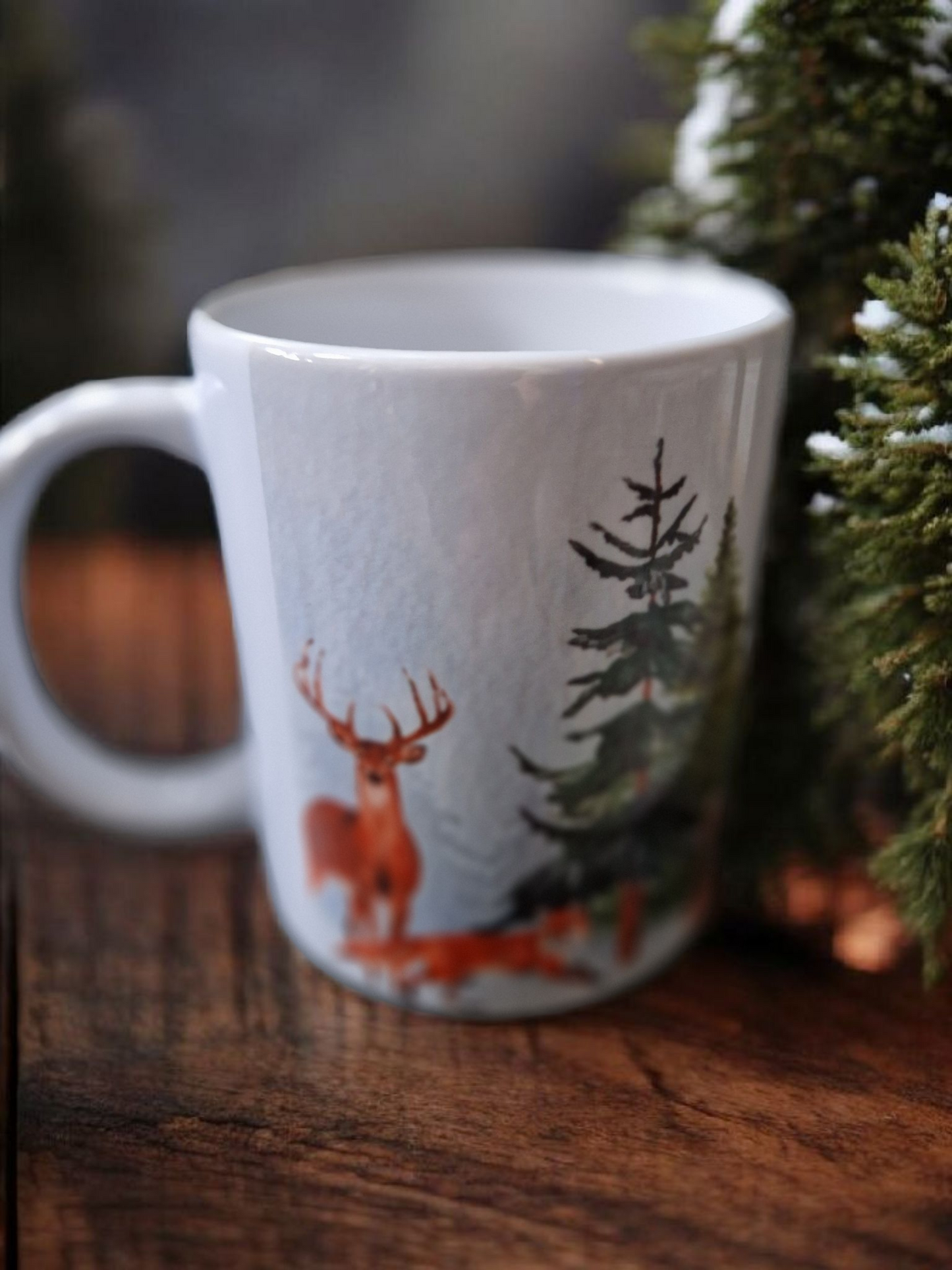 Christmas scene mug
