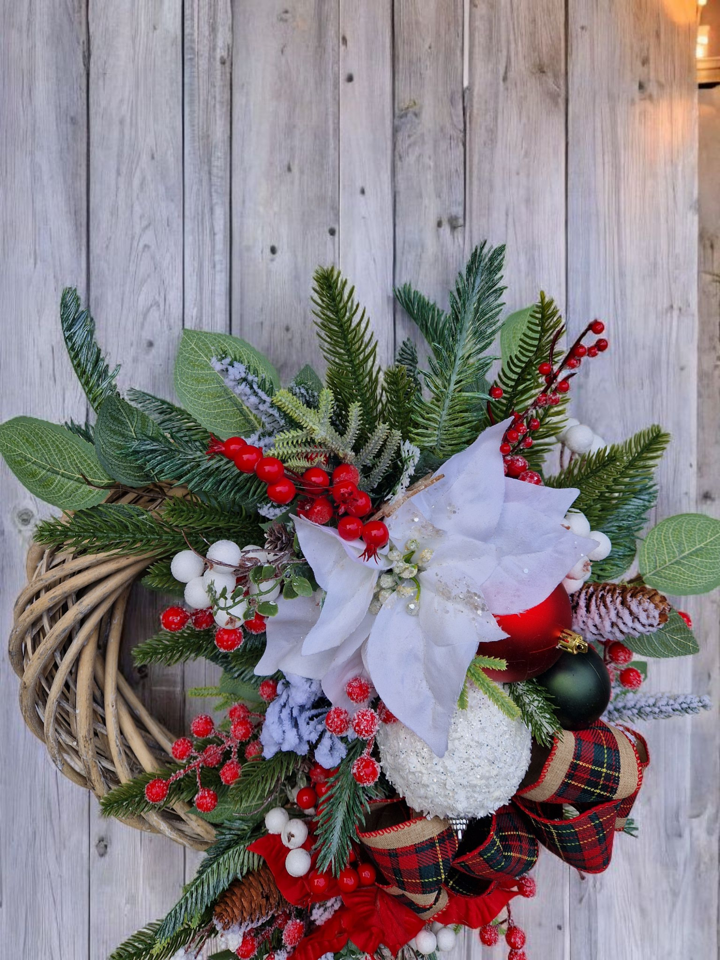 Christmas door wreath