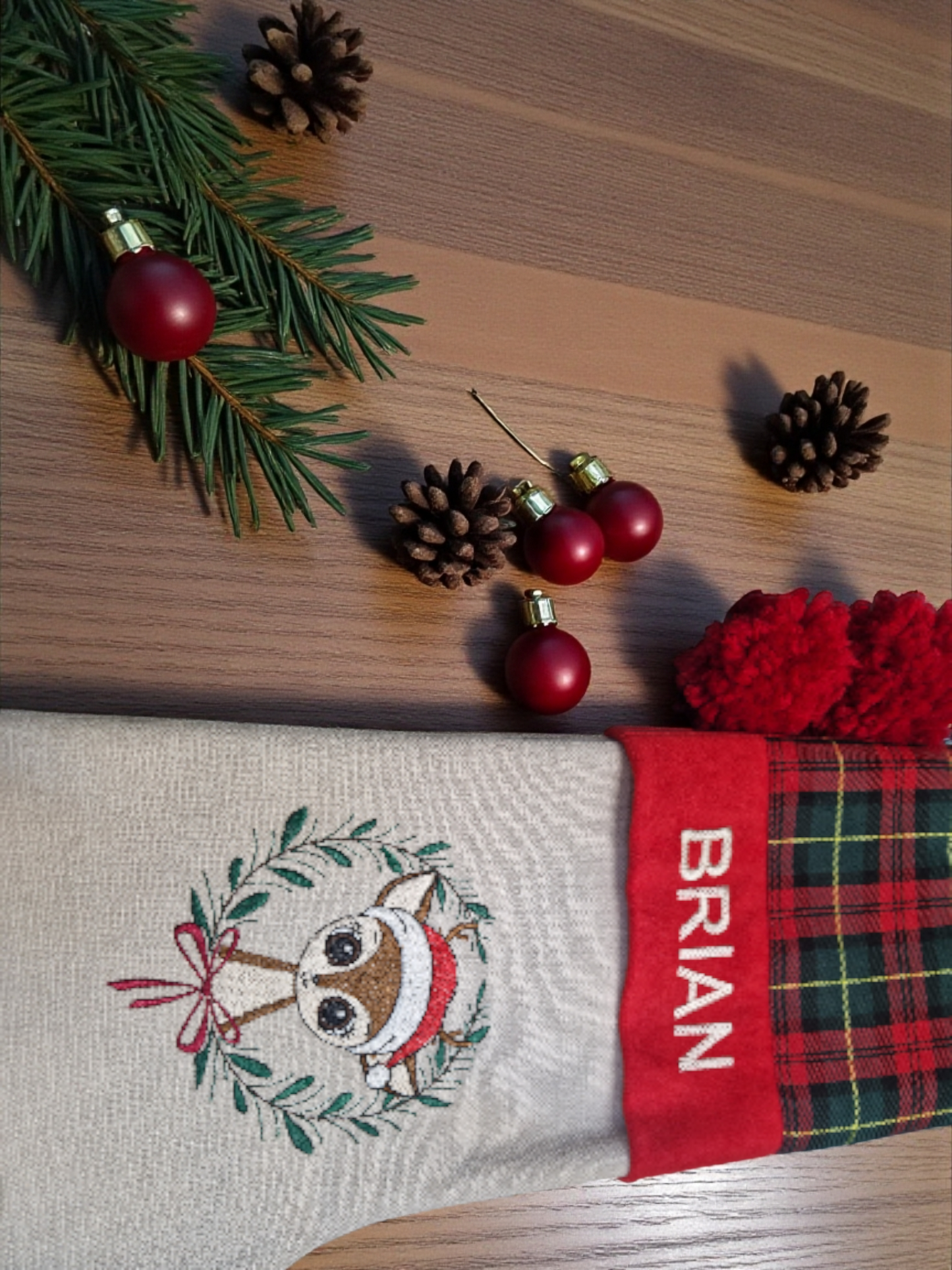 Personalized Christmas stocking