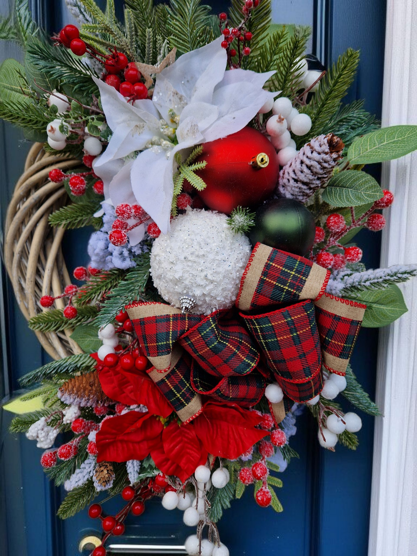 Christmas door wreath