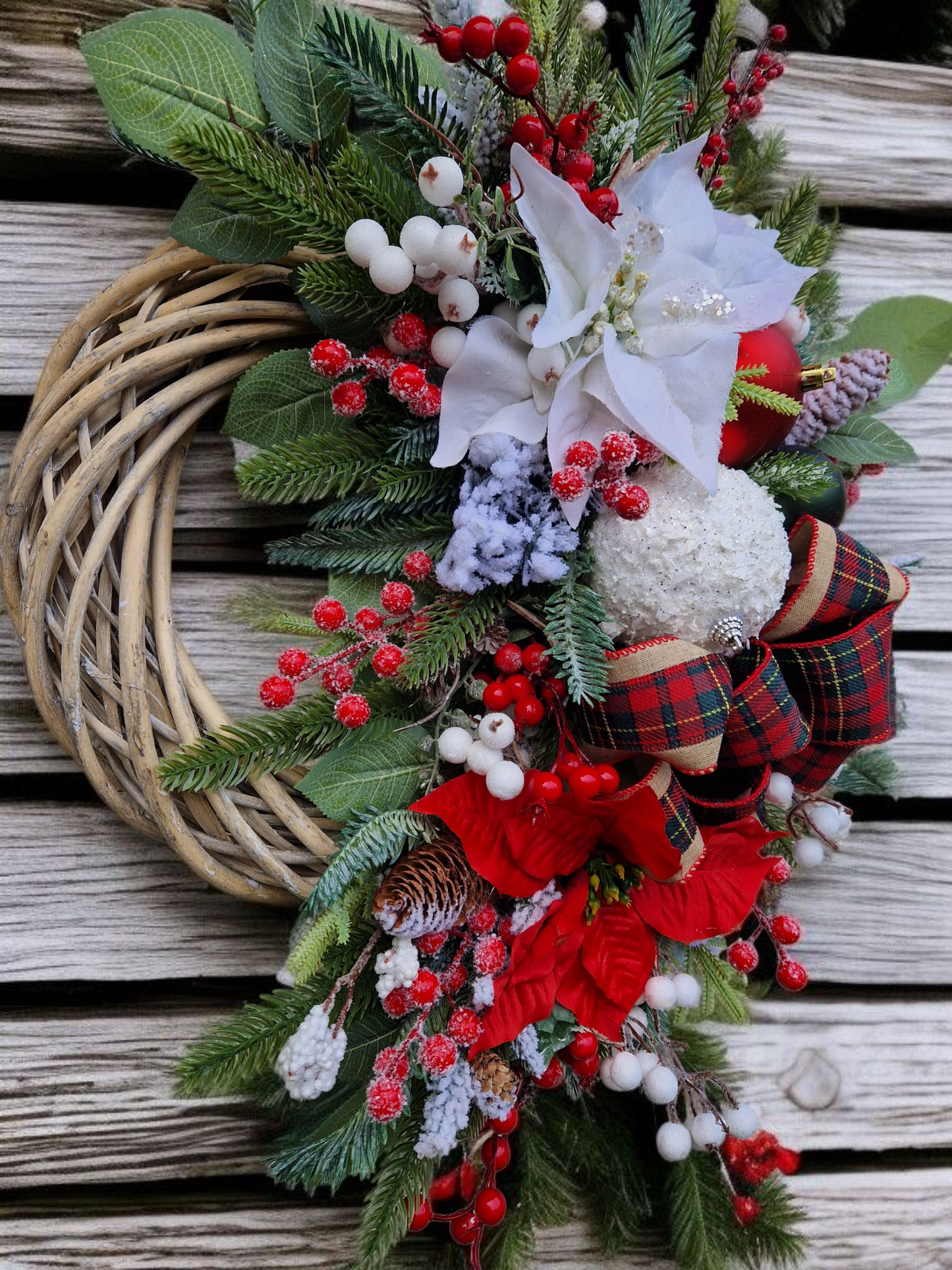 Christmas door wreath