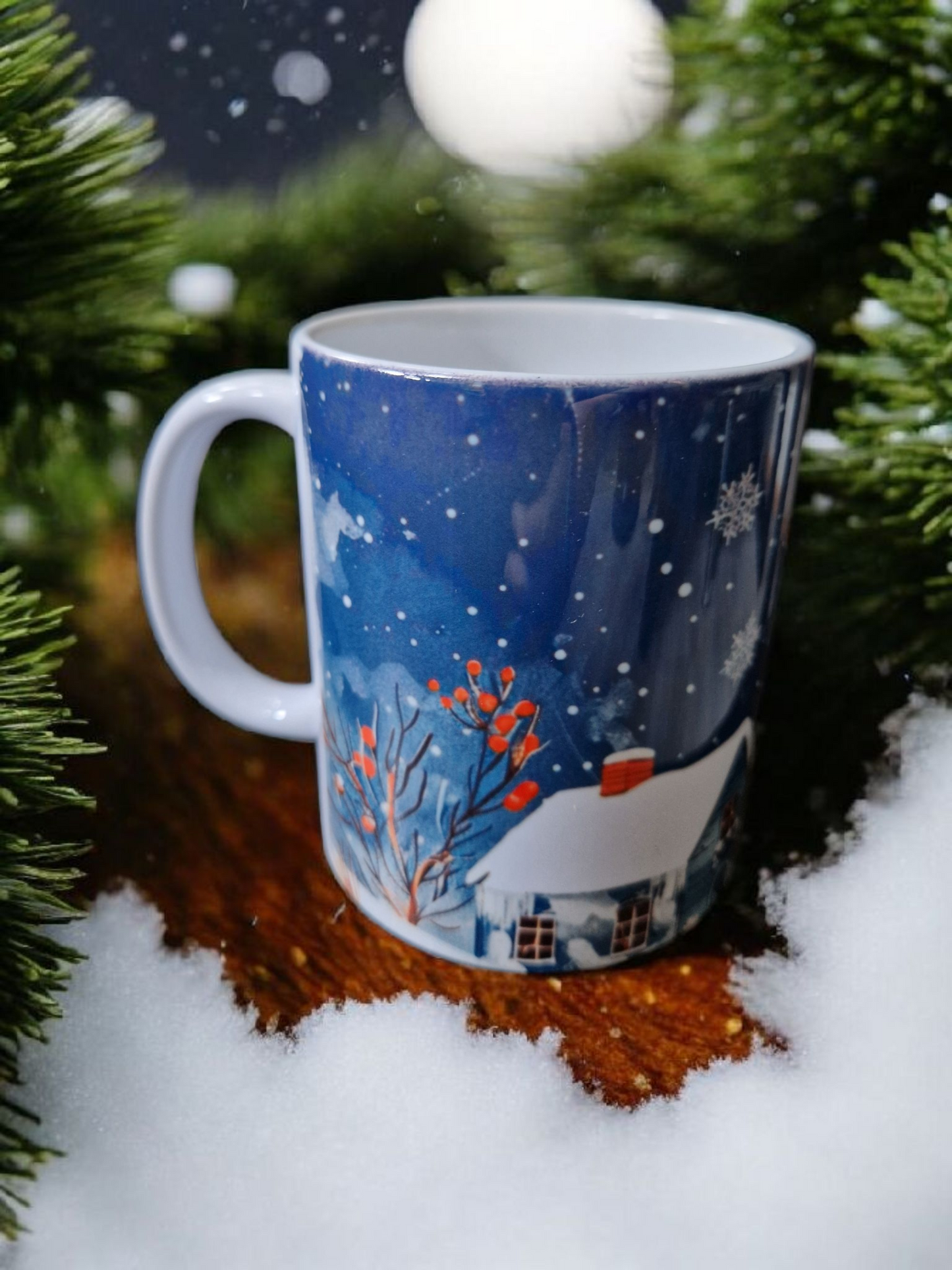 Winter scene mug gift