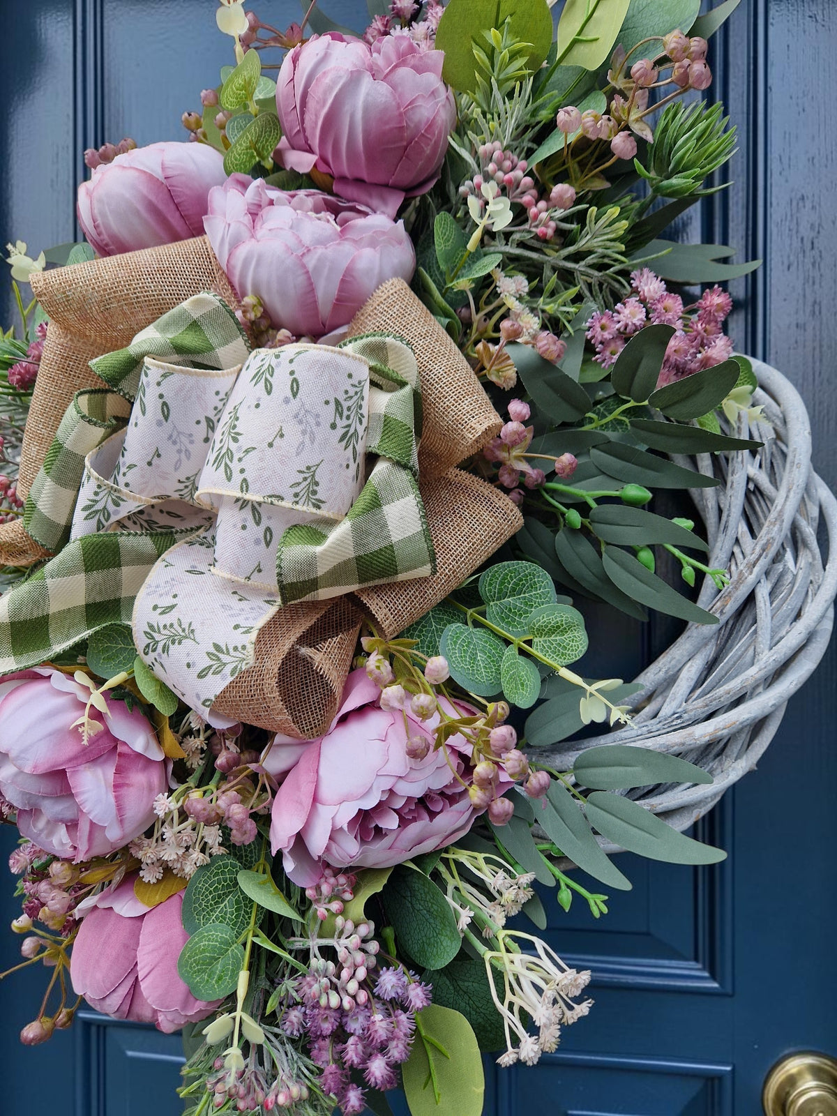 Flower door wreath