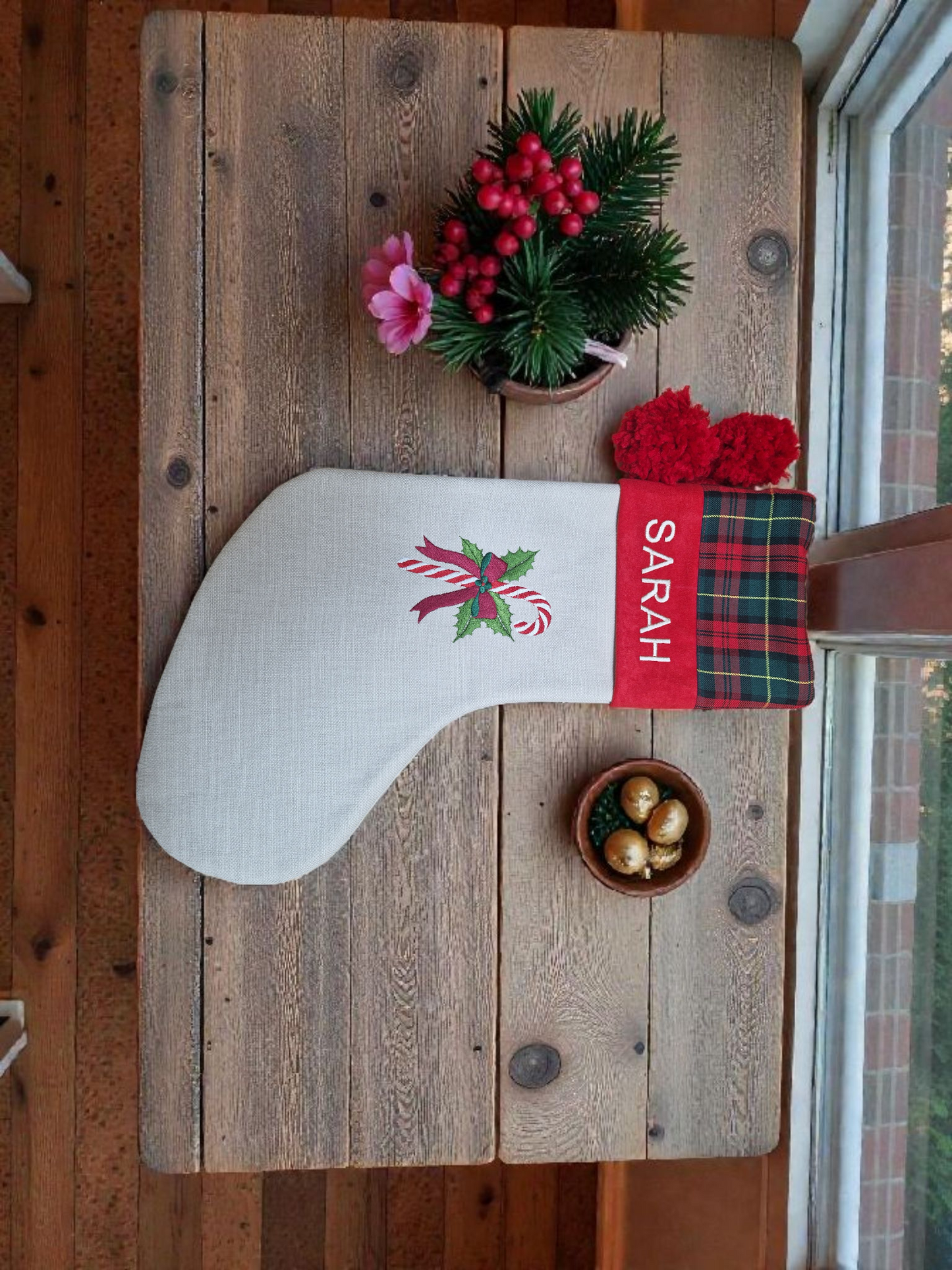 Personalized Christmas stocking