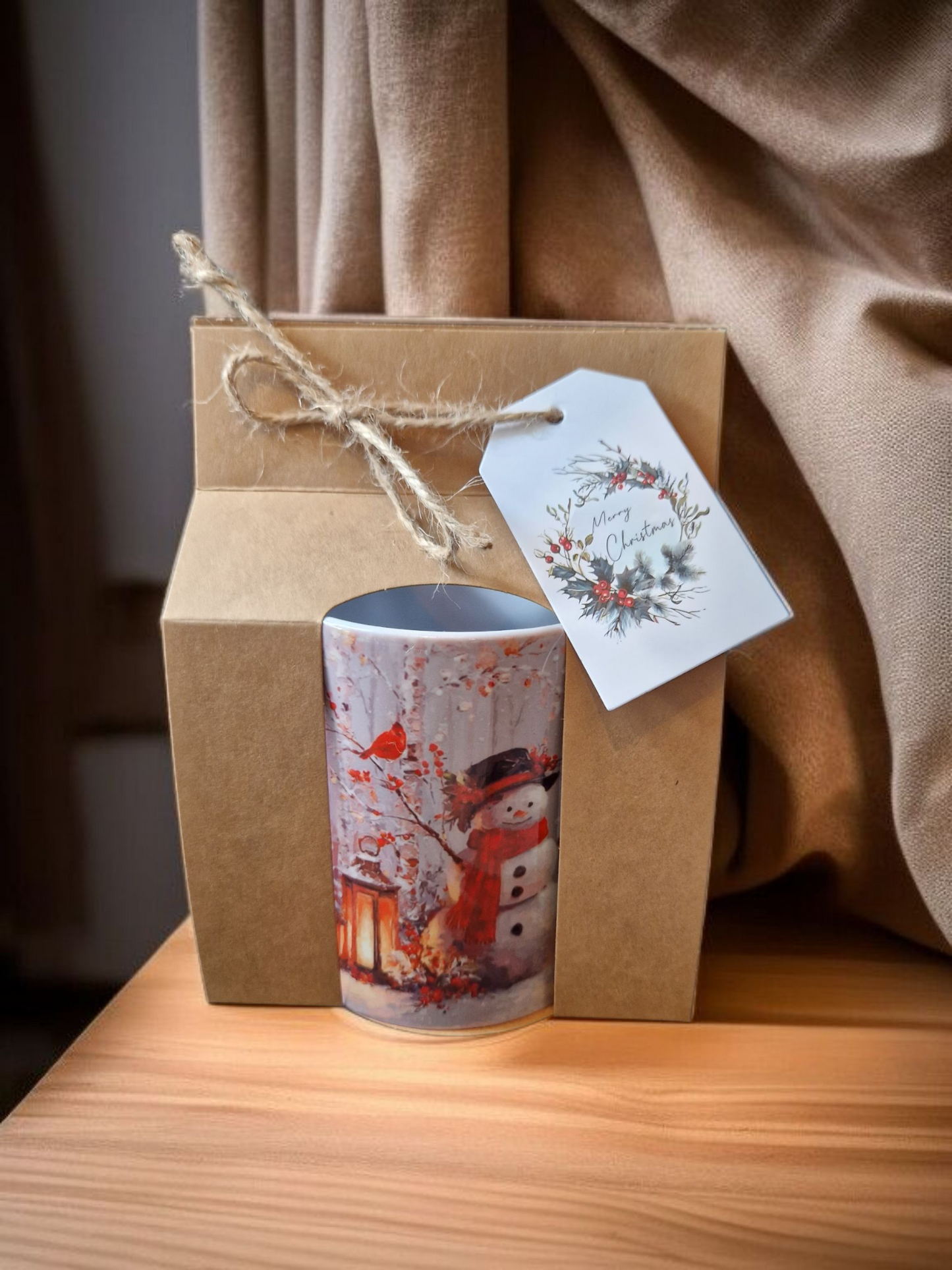 Christmas scene mug