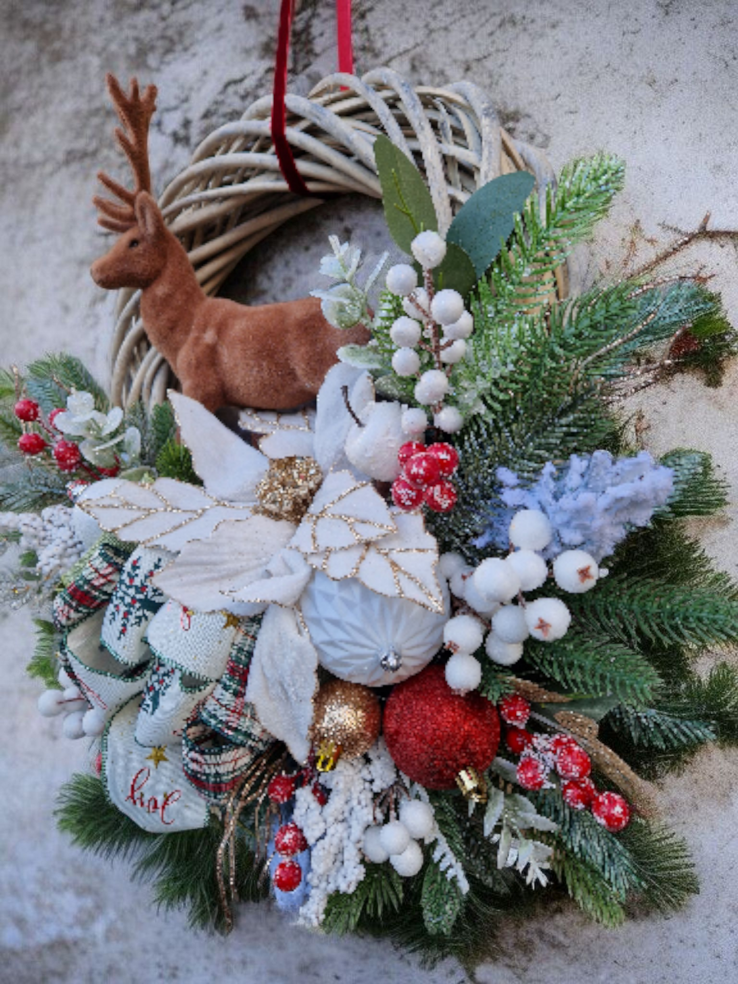 Christmas door wreath