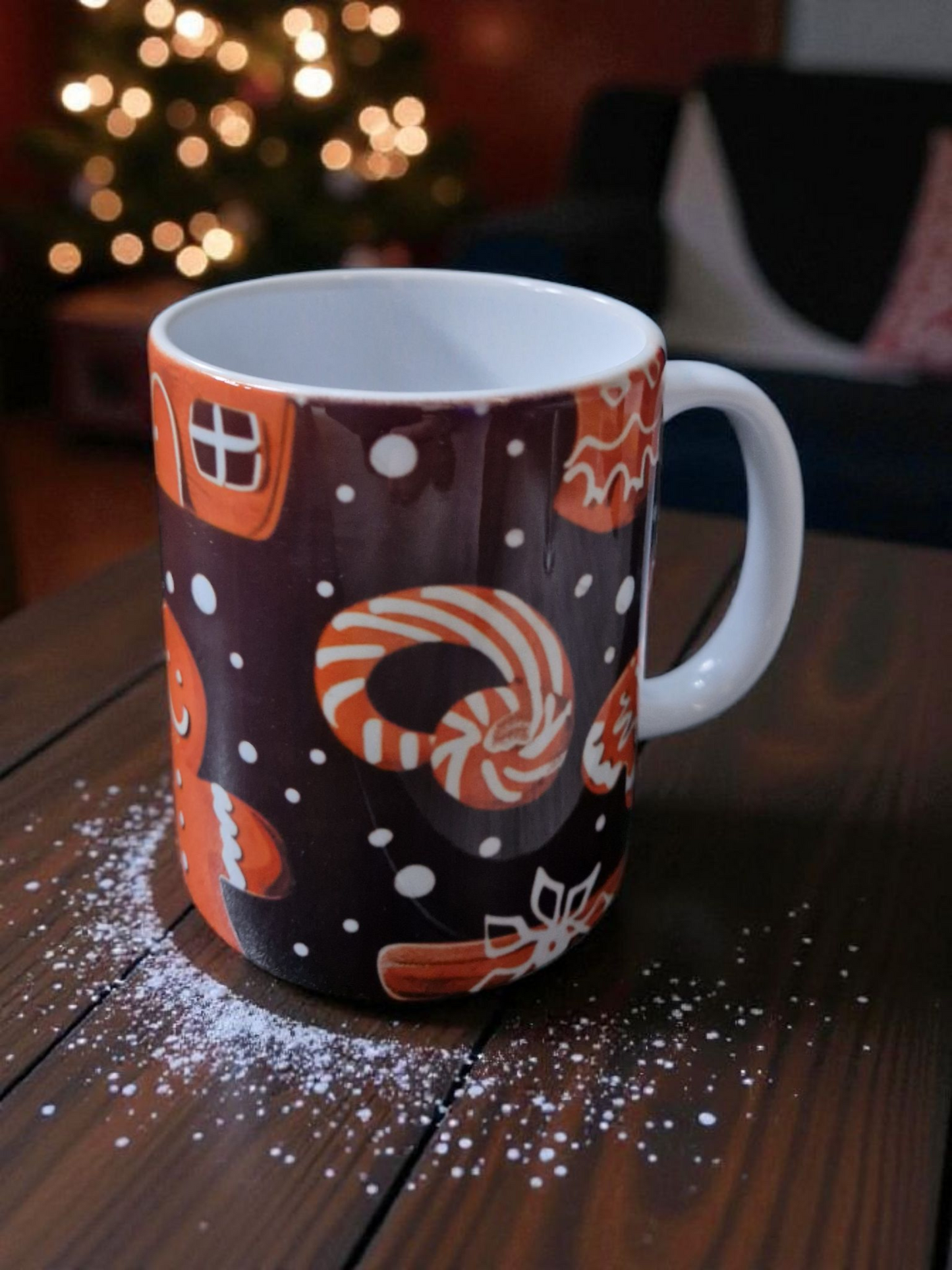 Gingerbread Christmas mugs gift box