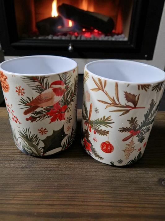 Christmas mugs gift box