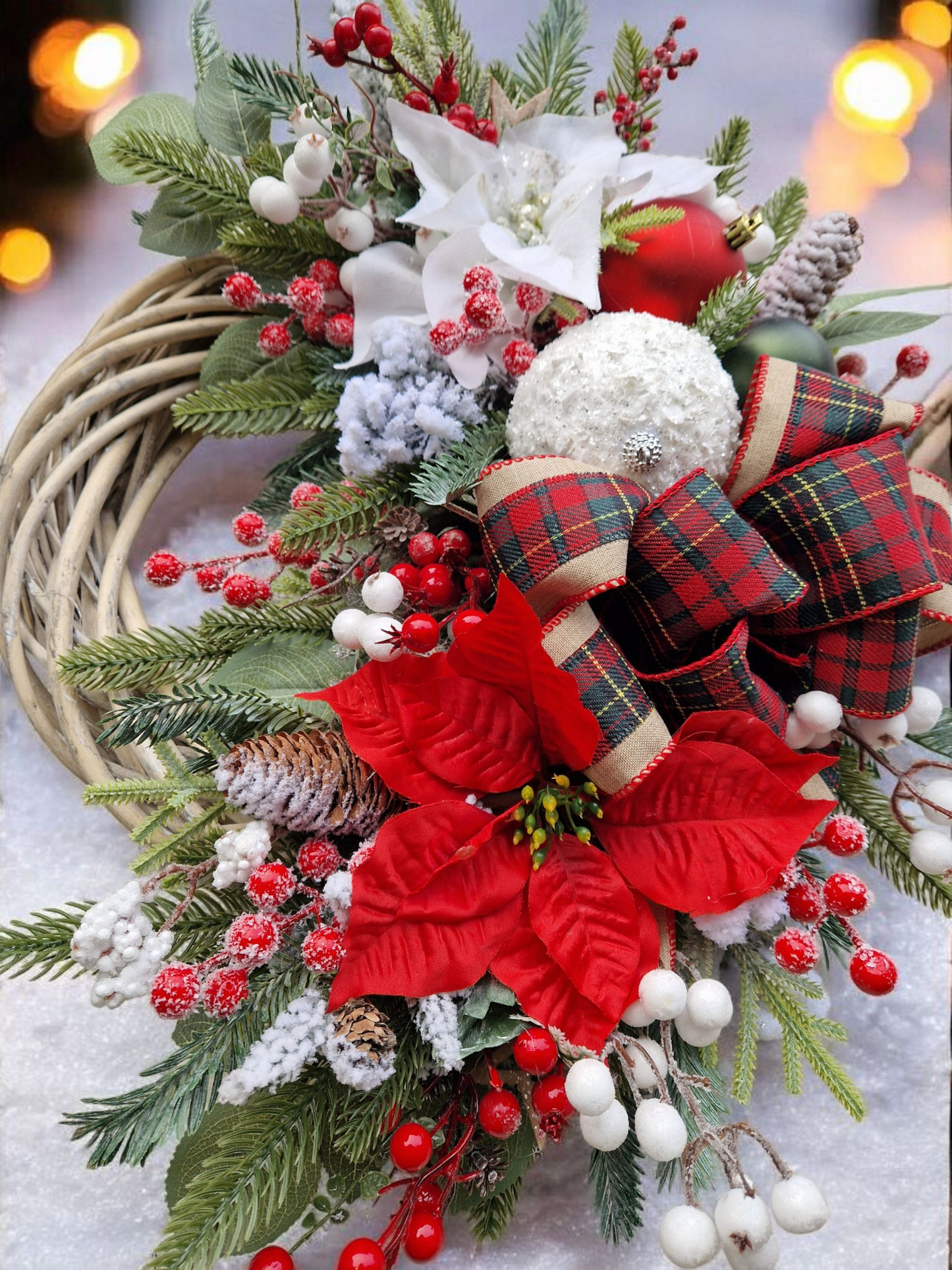 Christmas door wreath
